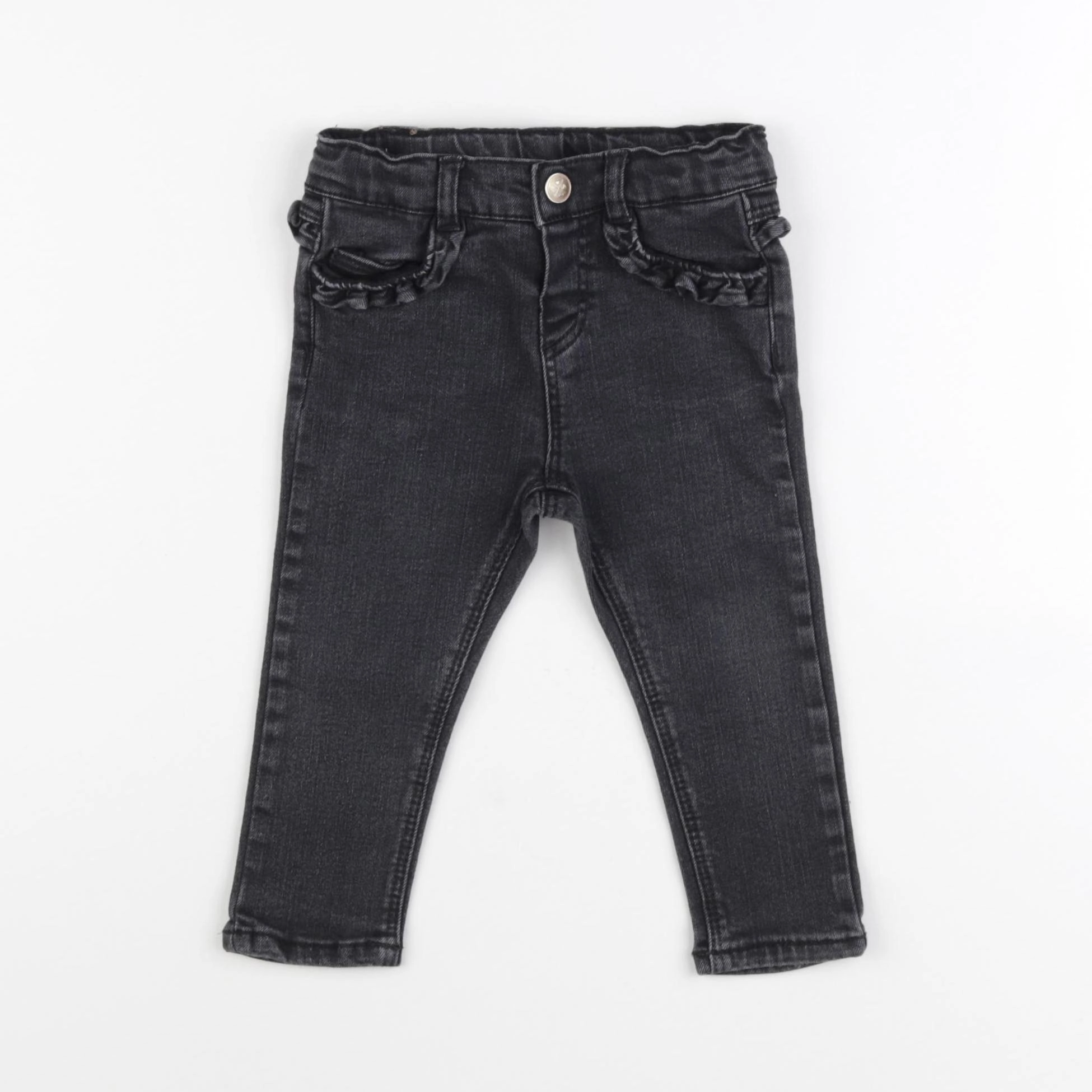 Zara - jean noir - 12/18 mois