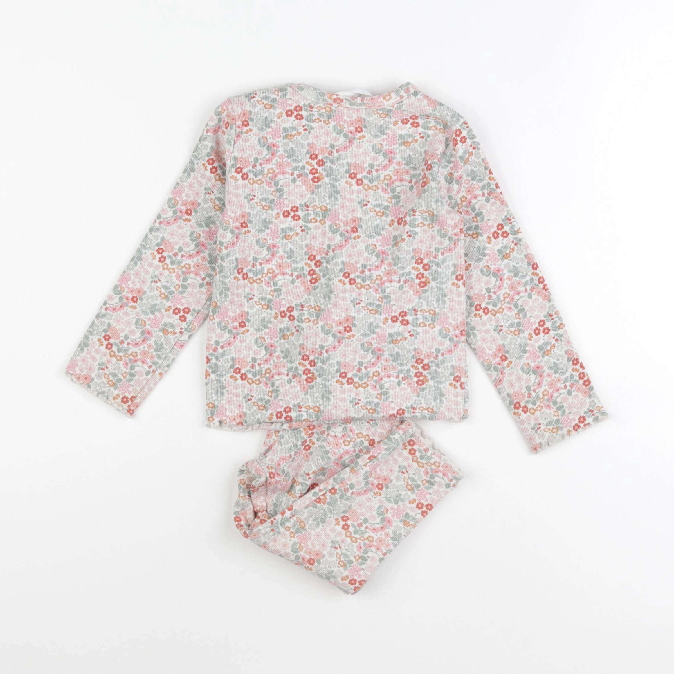 H&M - pyjama coton rose - 12/18 mois