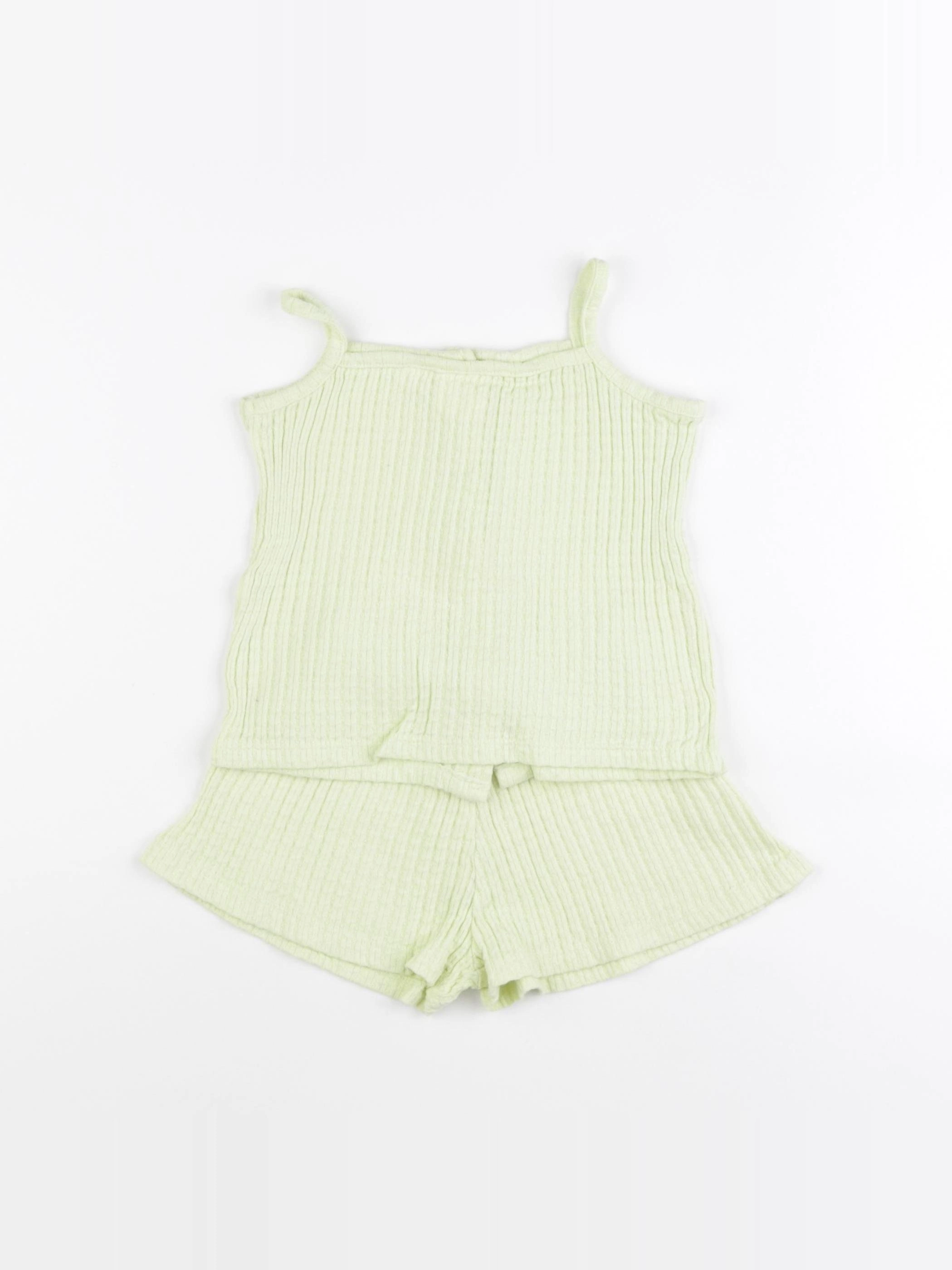 Zara - ensemble jaune - 12/18 mois