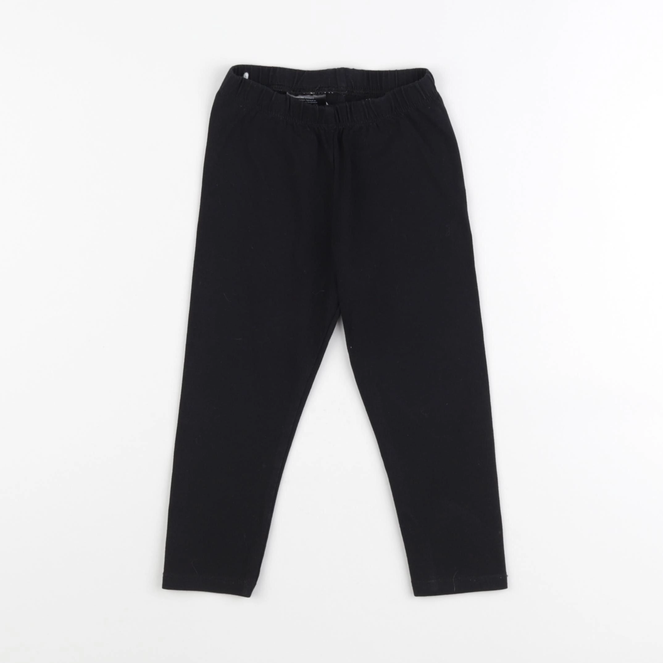 H&M - legging noir - 12/18 mois