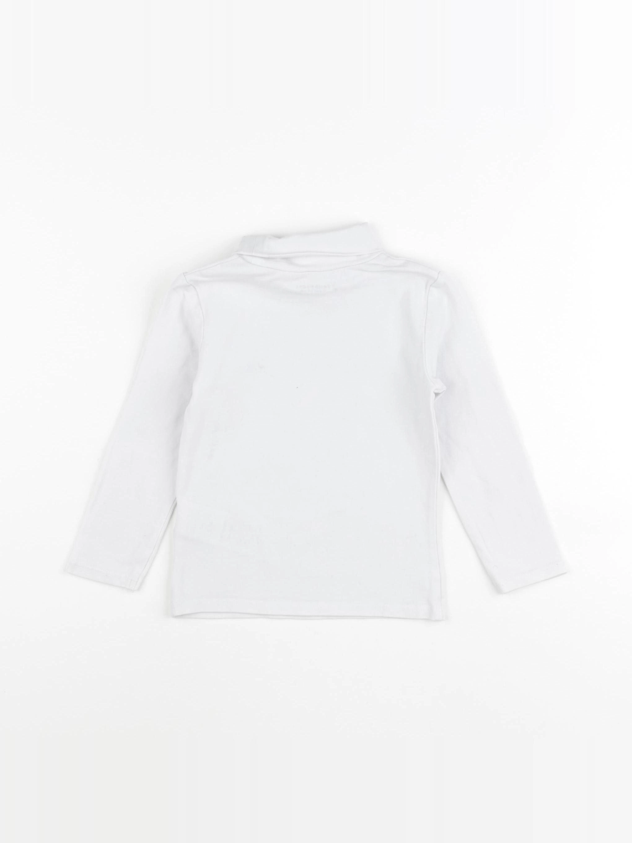 Vertbaudet - sous-pull blanc - 2 ans