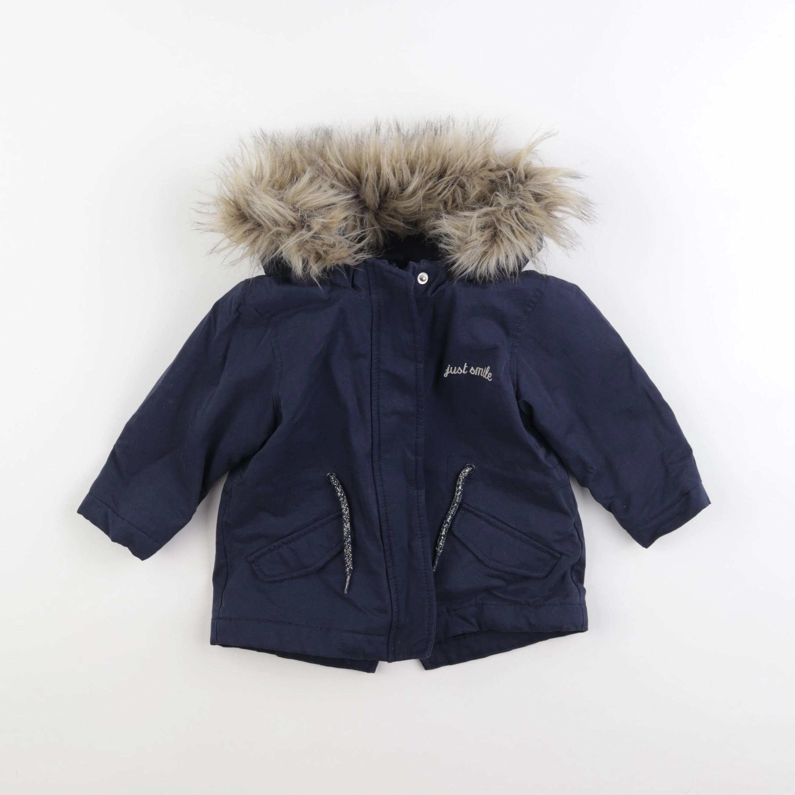 Vertbaudet - parka bleu - 2 ans