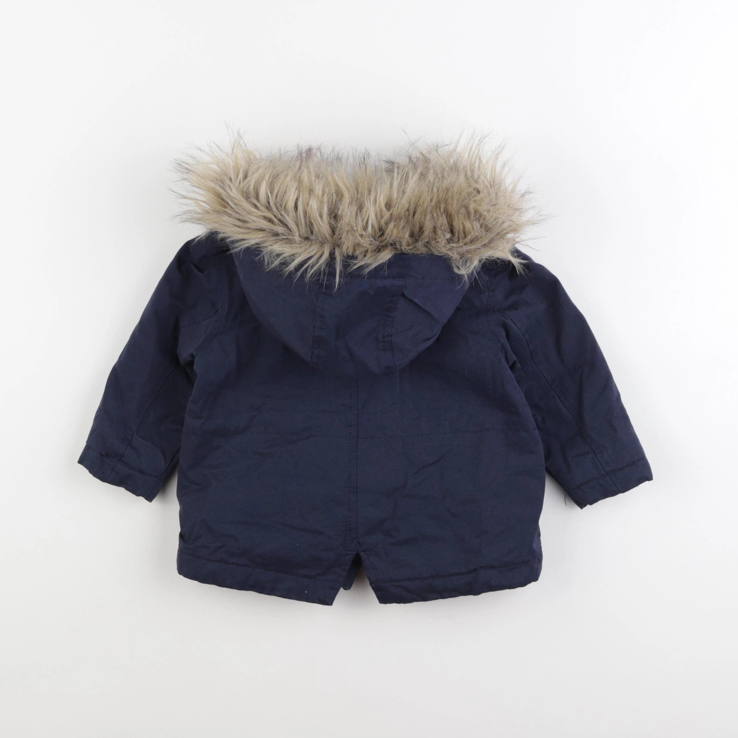 Vertbaudet - parka bleu - 2 ans