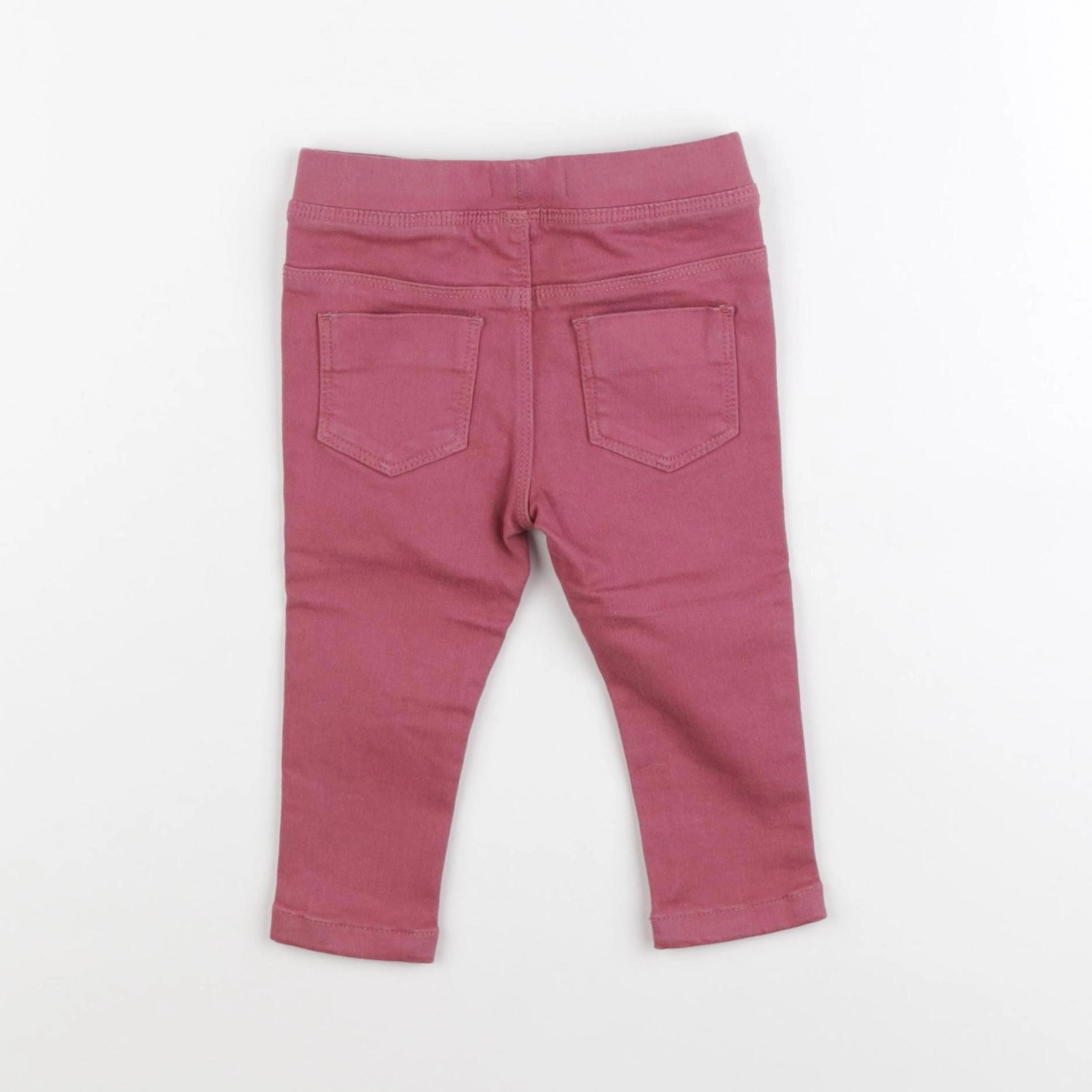Vertbaudet - jegging rose - 12 mois