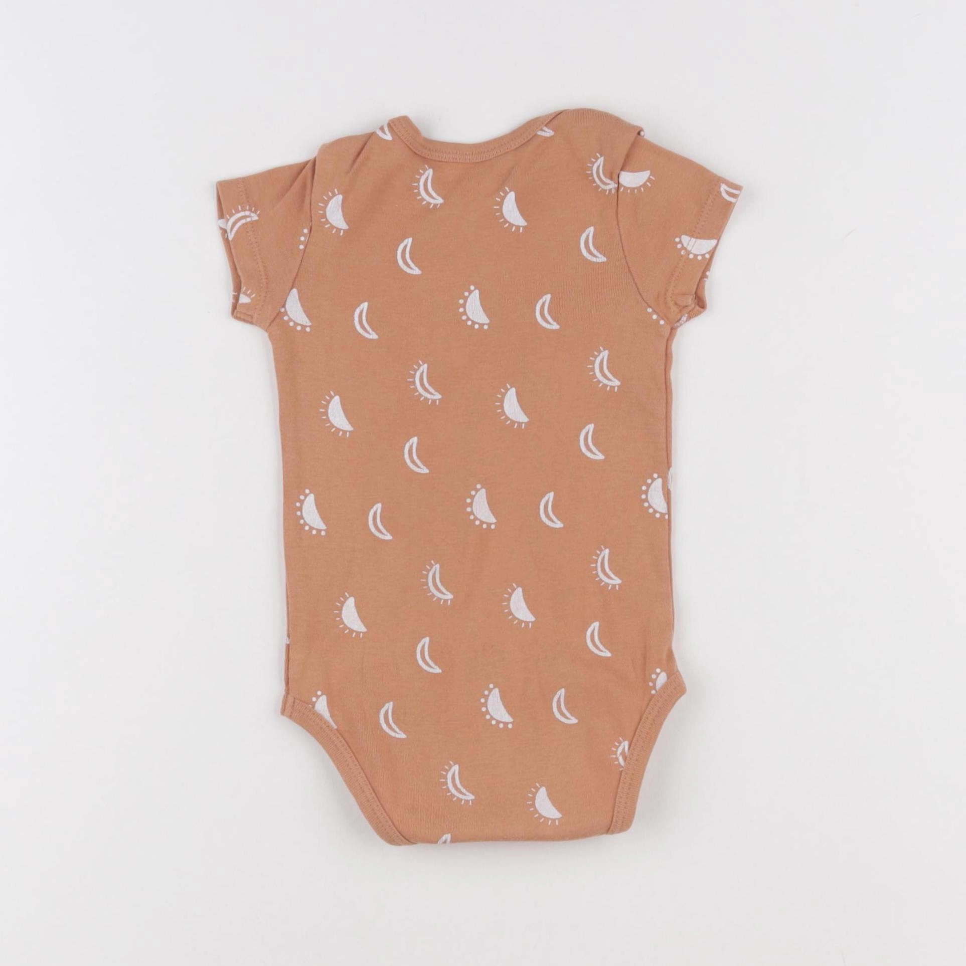 La Redoute - body orange - 9 mois