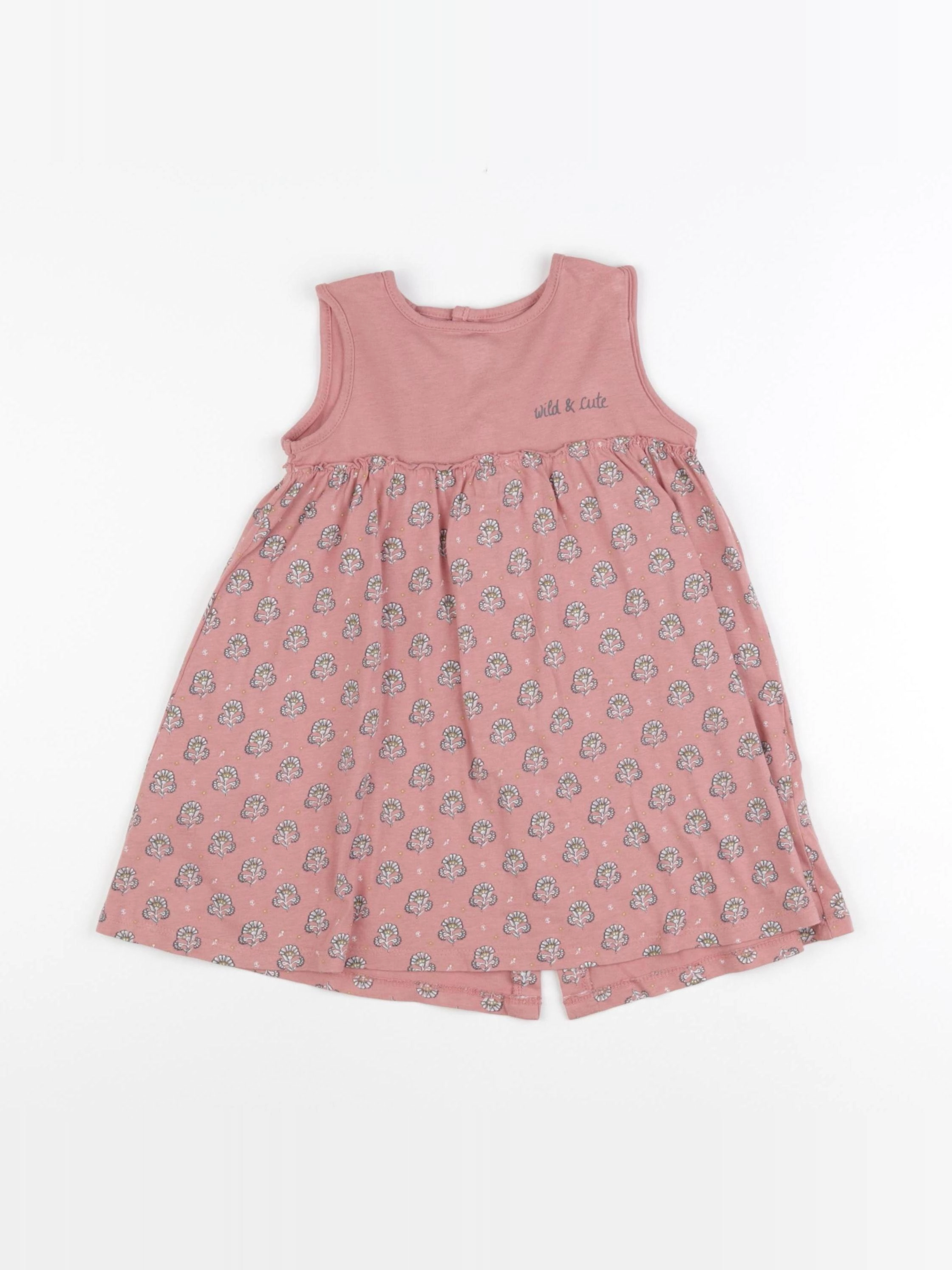 Vertbaudet - robe rose - 18 mois