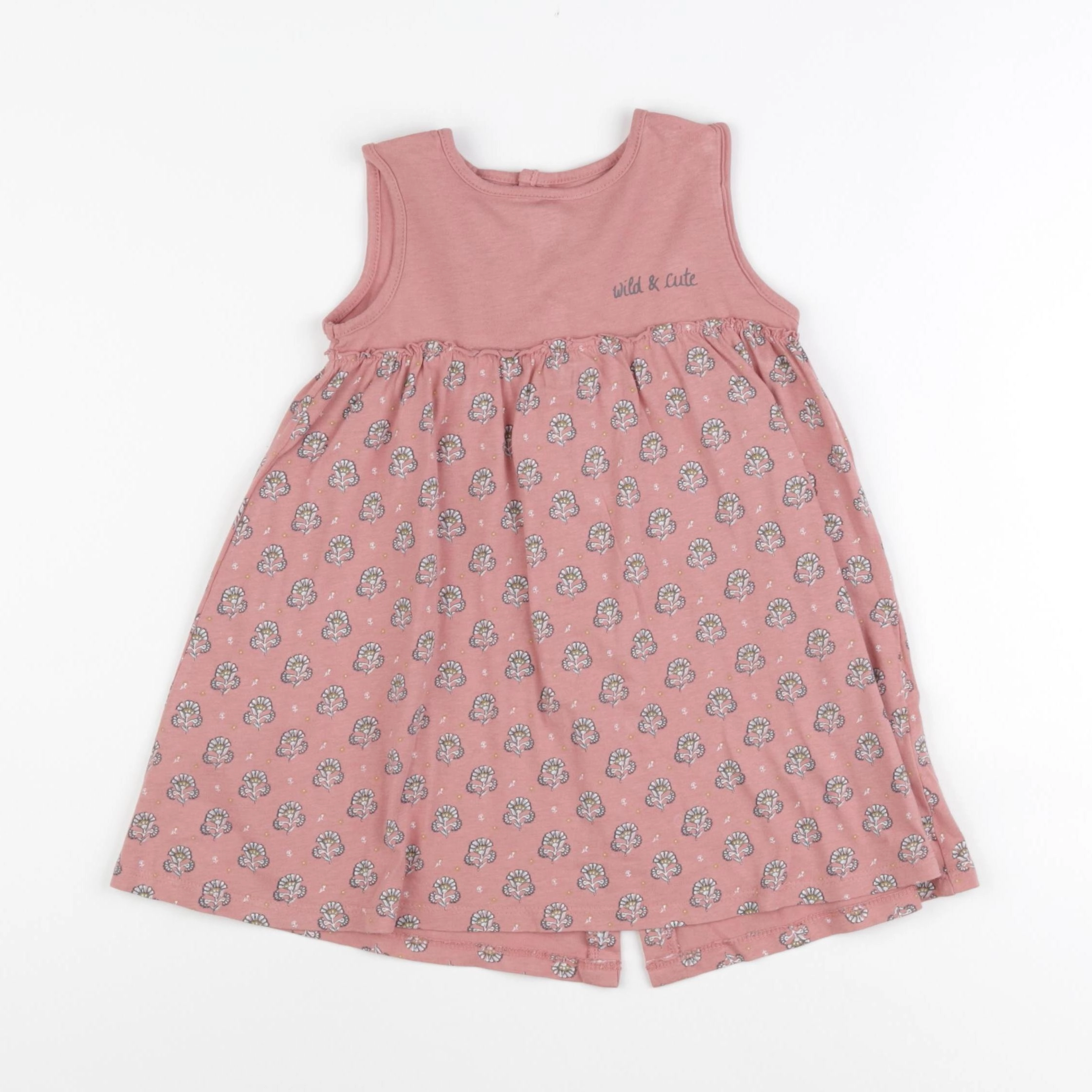 Vertbaudet - robe rose - 18 mois