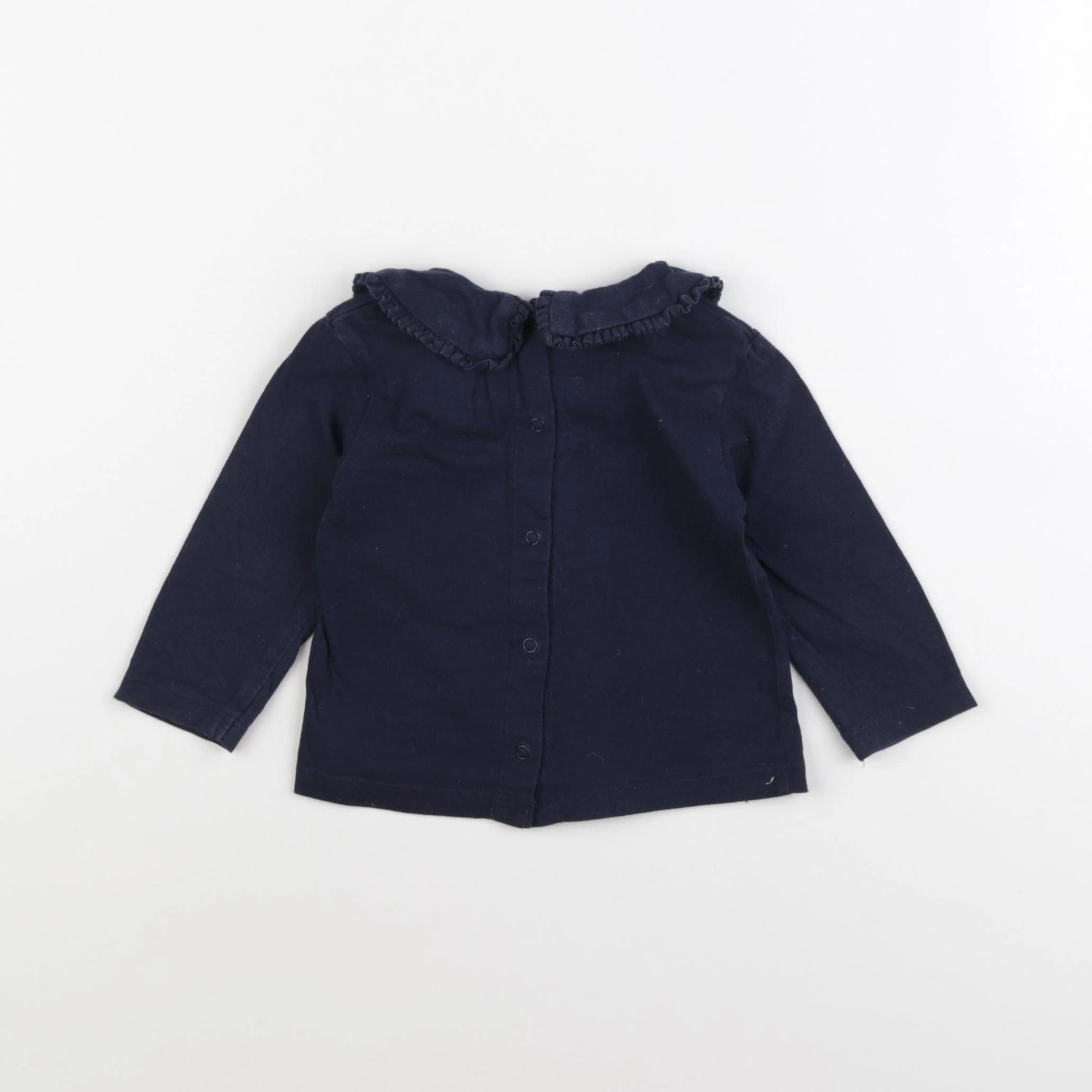 Vertbaudet - blouse bleu - 9 mois
