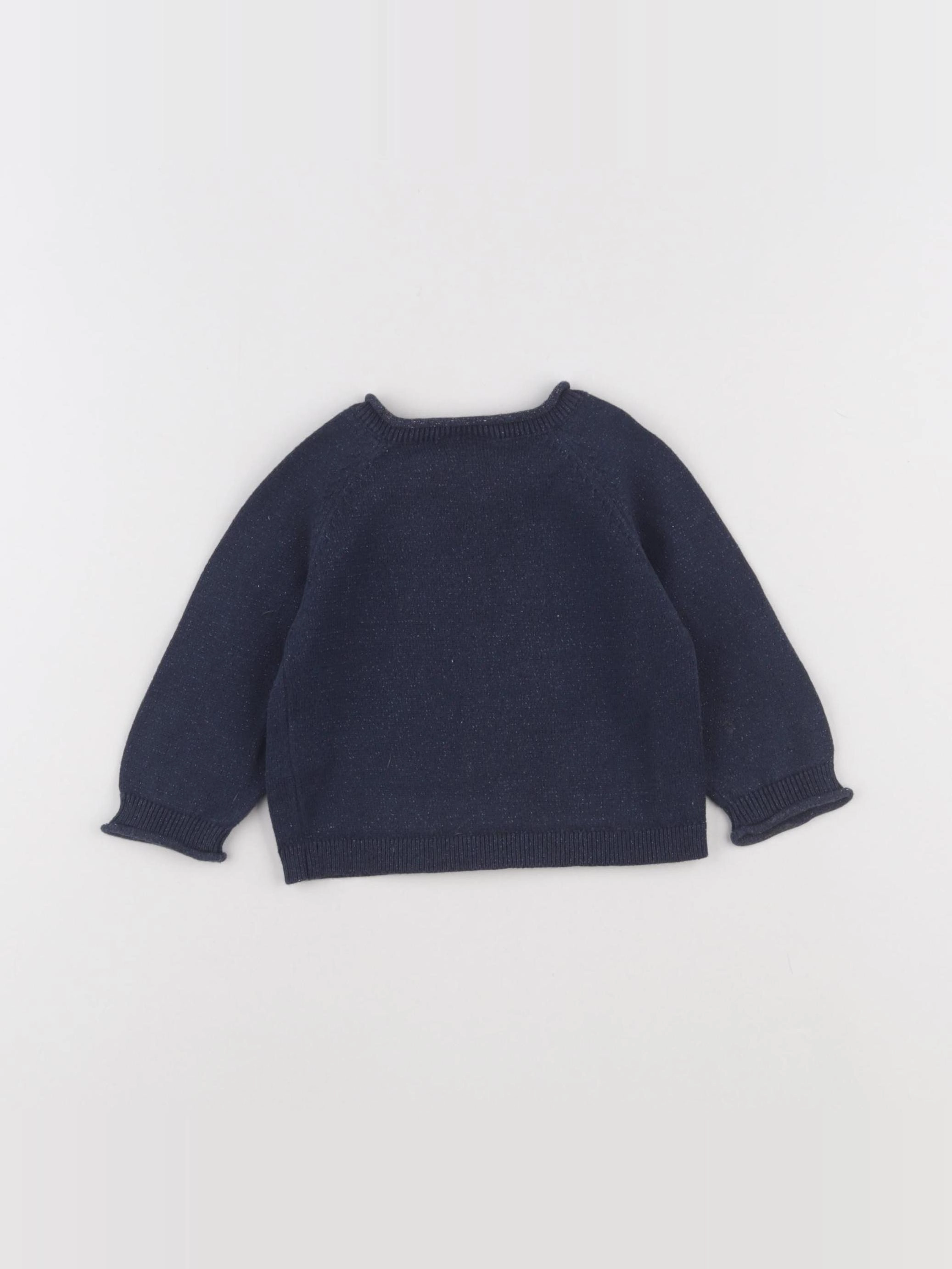 Tape à l'oeil - gilet bleu - 9 mois