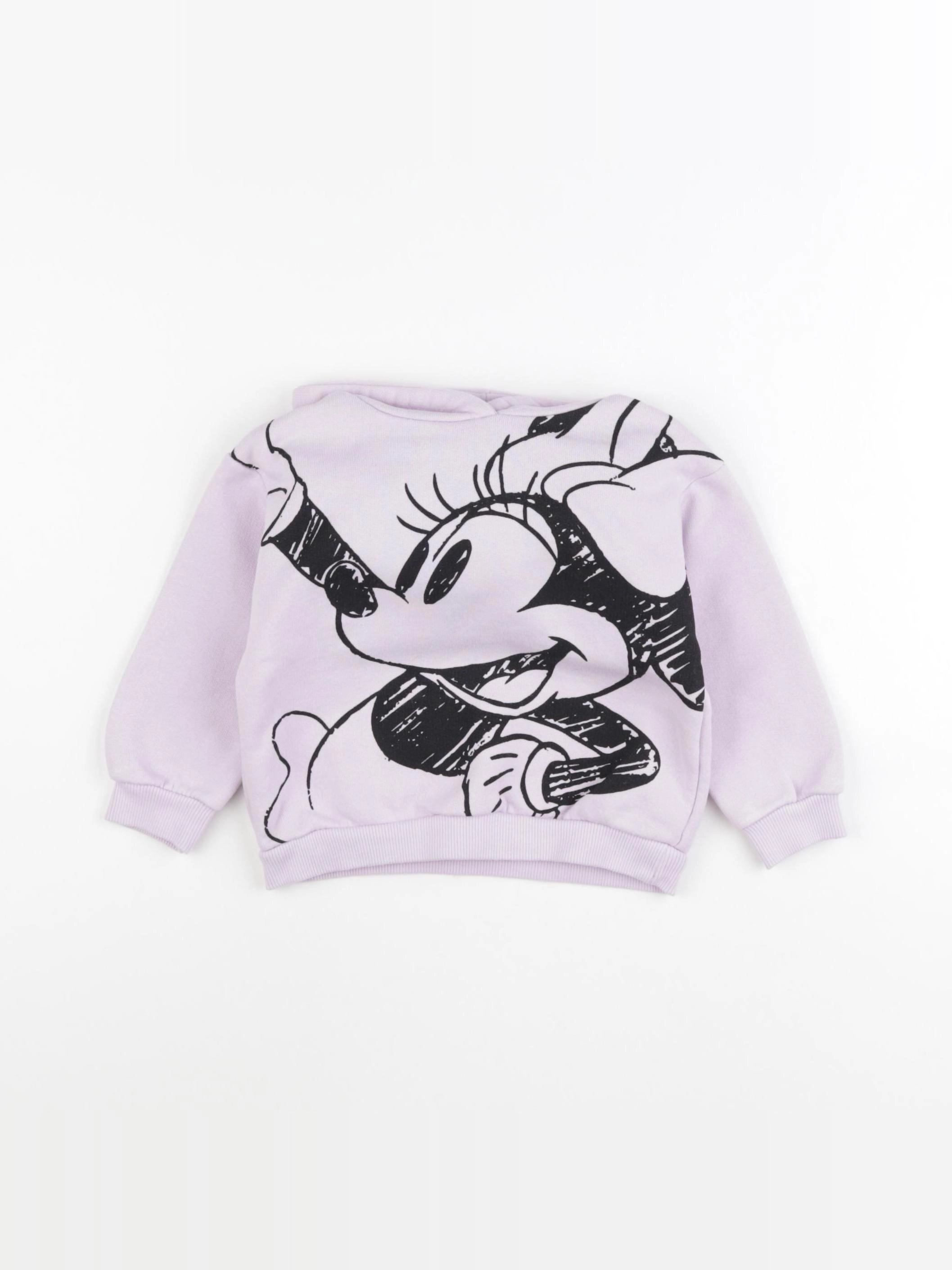 Zara - sweat violet - 12/18 mois