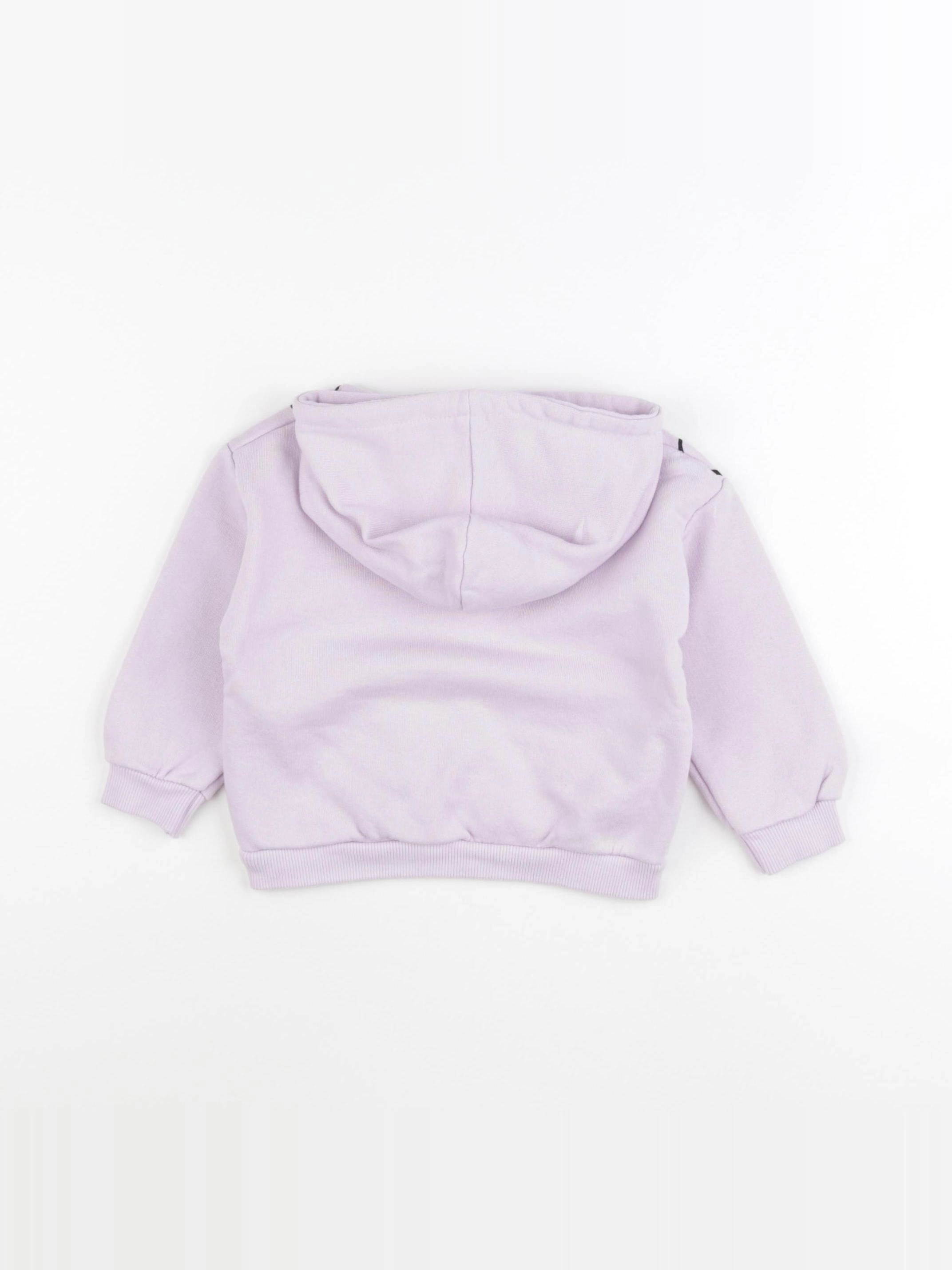 Zara - sweat violet - 12/18 mois