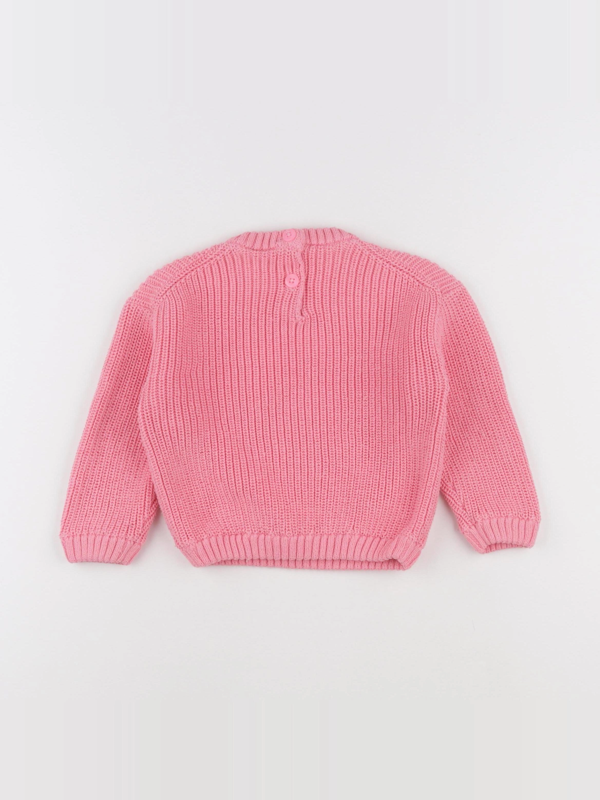 Tape à l'oeil - pull rose - 24 mois
