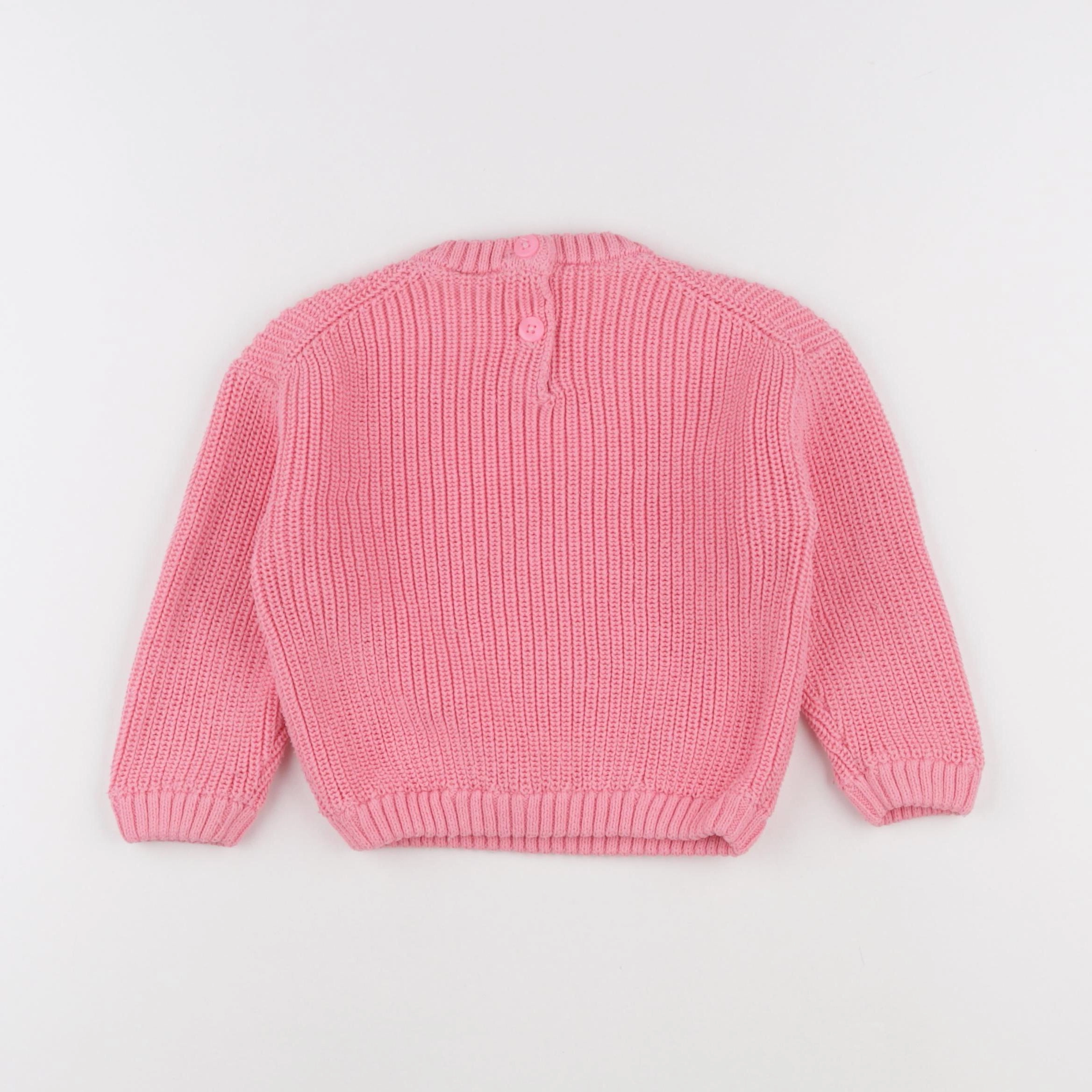 Tape à l'oeil - pull rose - 24 mois