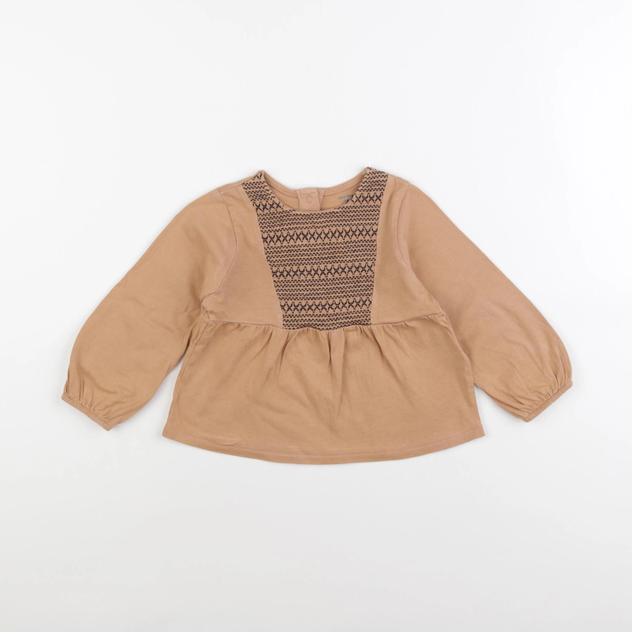 Vertbaudet - blouse beige - 18 mois