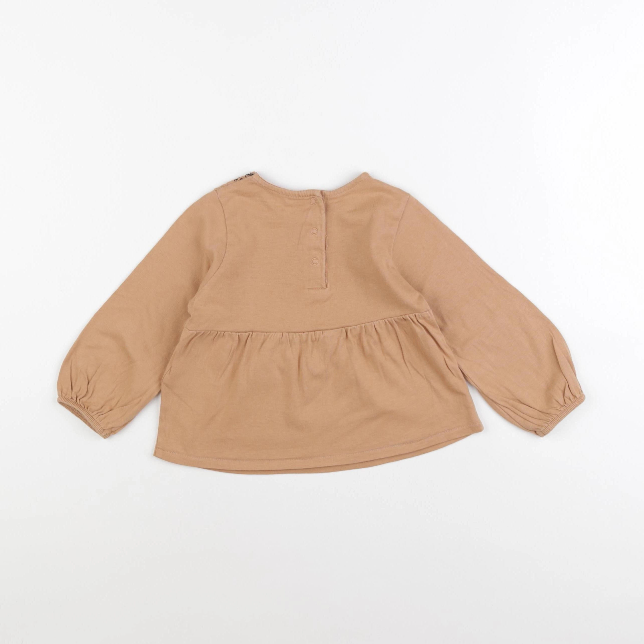 Vertbaudet - blouse beige - 18 mois