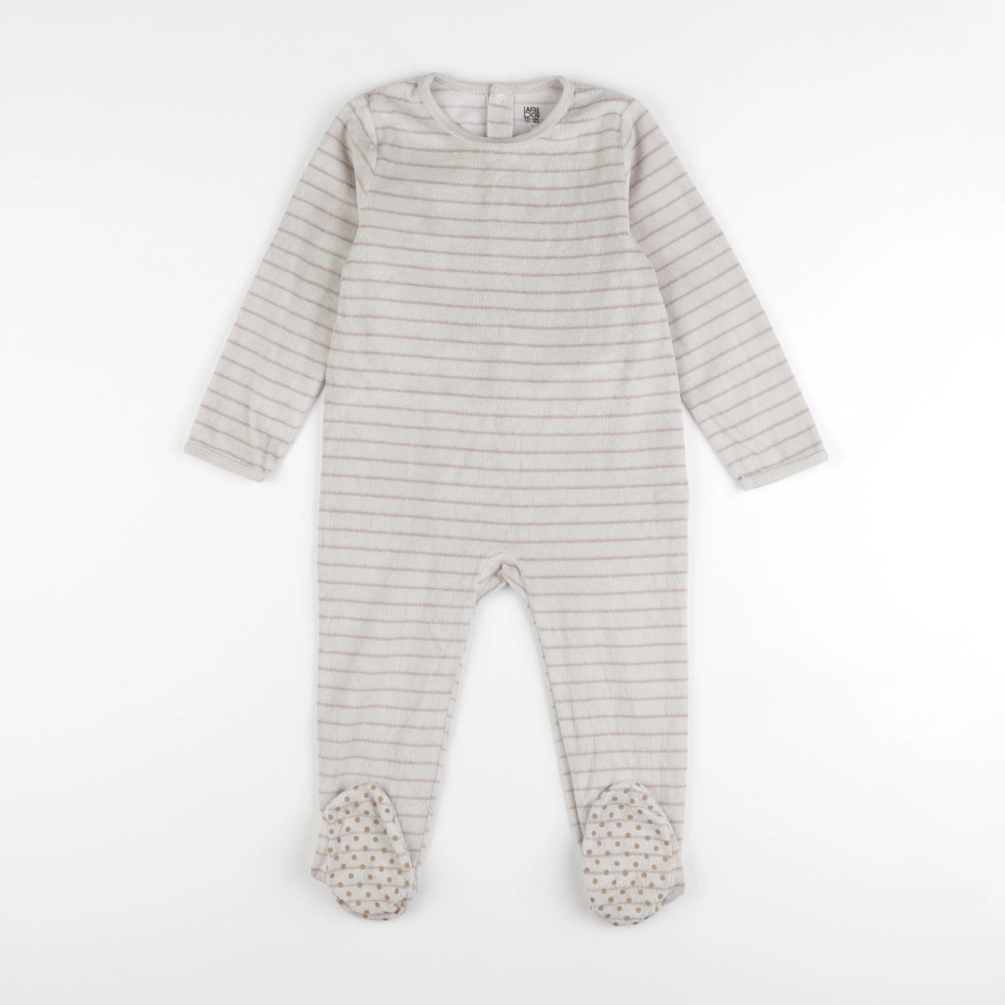 La Redoute - pyjama velours beige - 3 ans