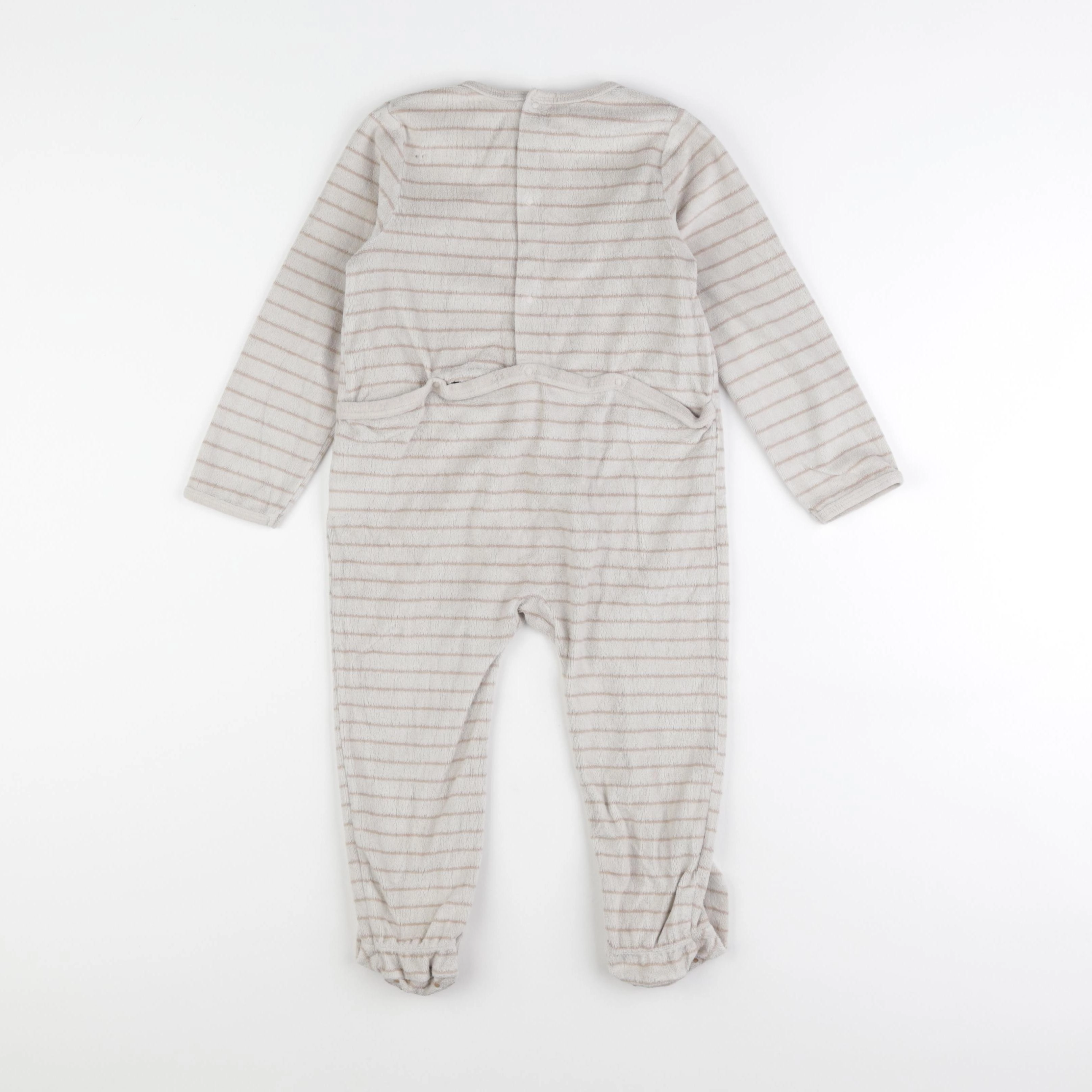 La Redoute - pyjama velours beige - 3 ans