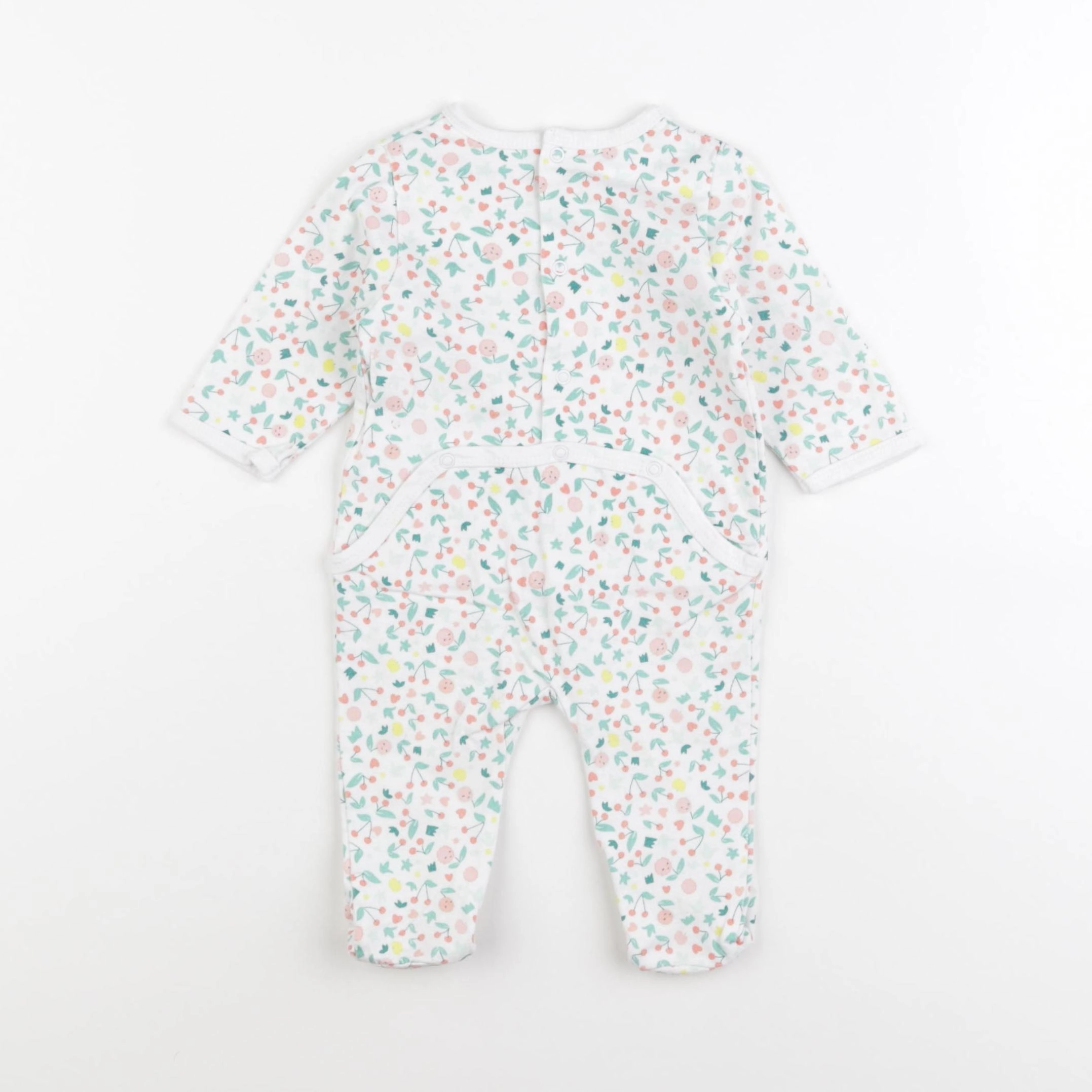 Vertbaudet - pyjama coton multicolore - 3 mois