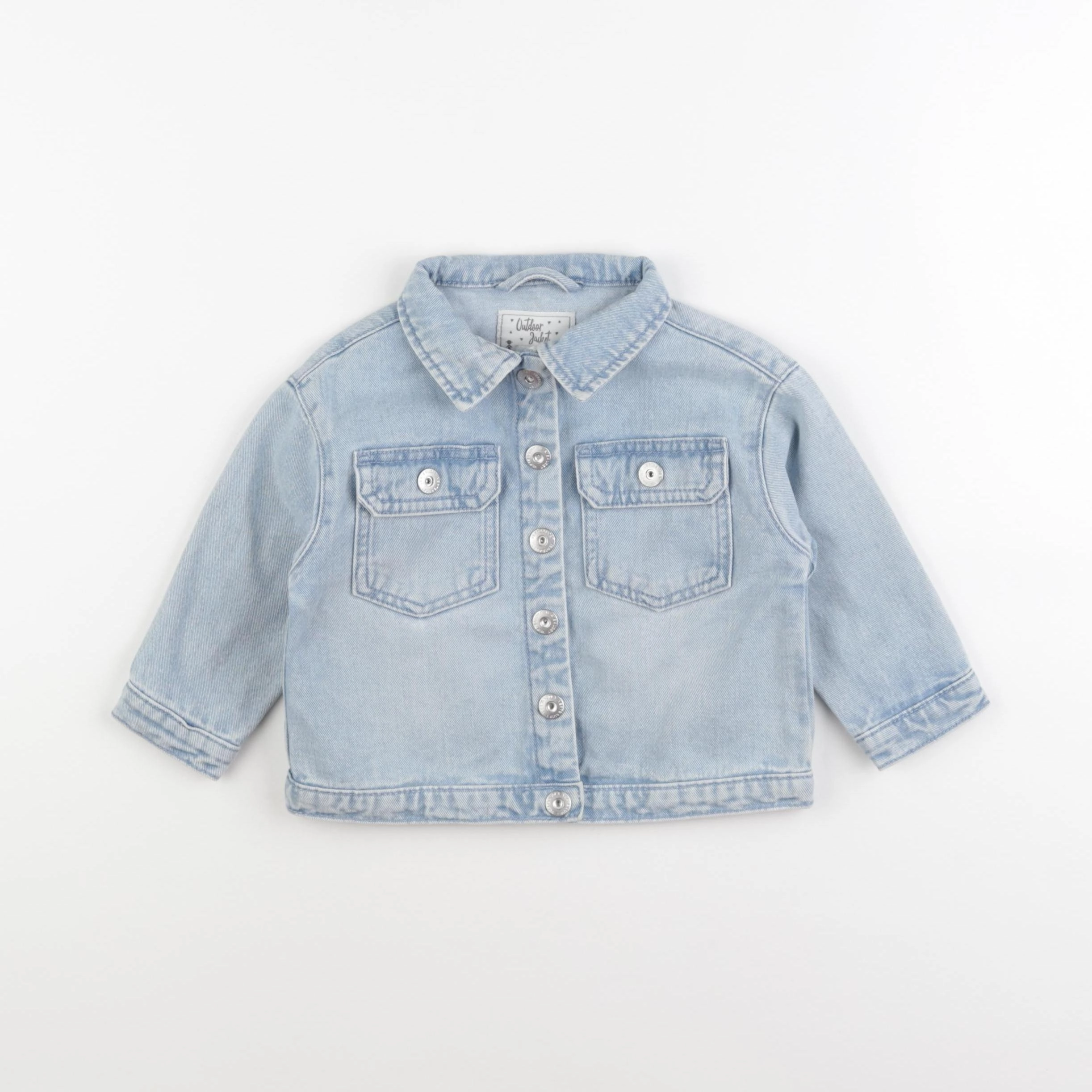 Vertbaudet - veste bleu - 18 mois