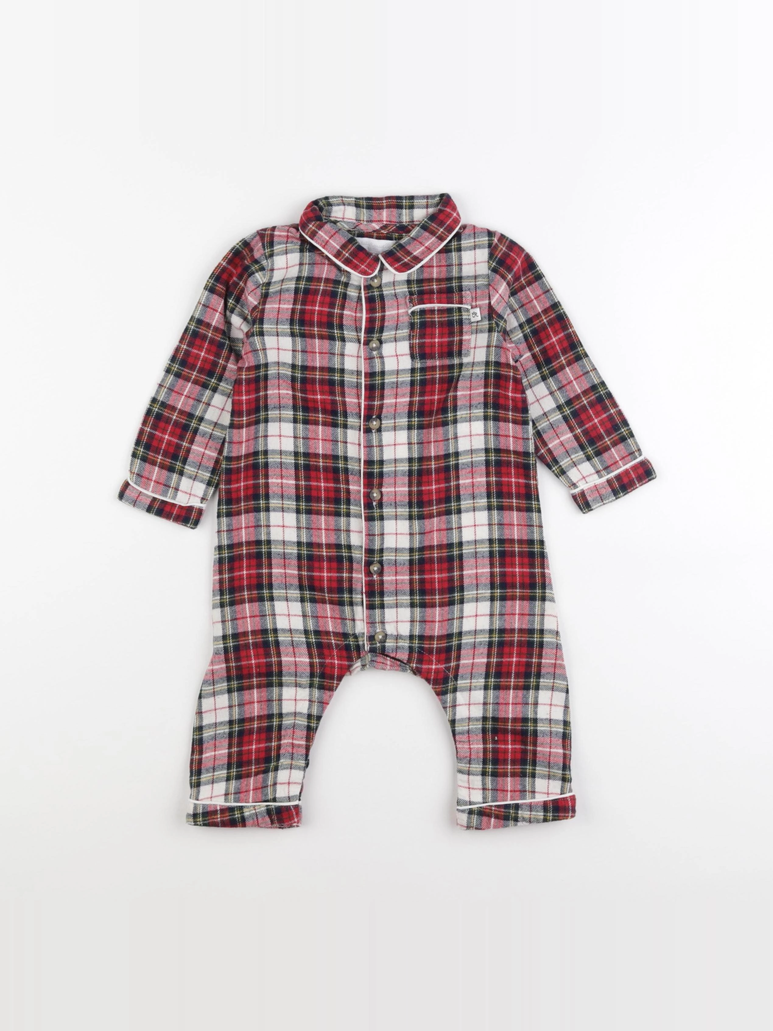 Cadet Rousselle - pyjama coton multicolore - 12 mois