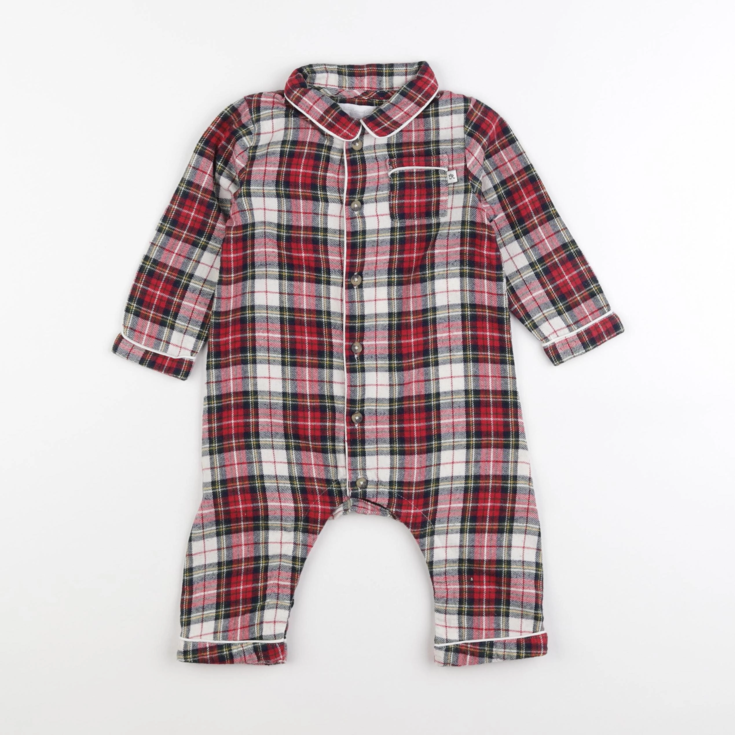 Cadet Rousselle - pyjama coton multicolore - 12 mois