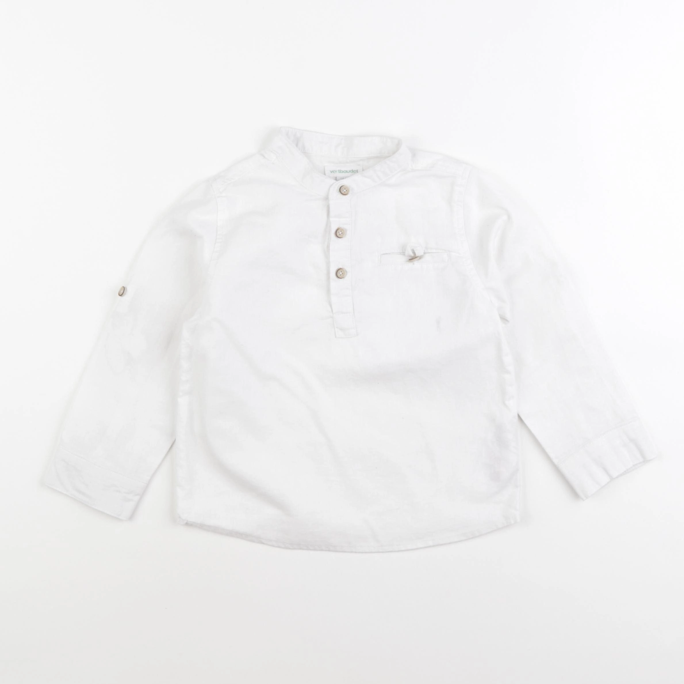 Vertbaudet - chemise blanc - 4 ans