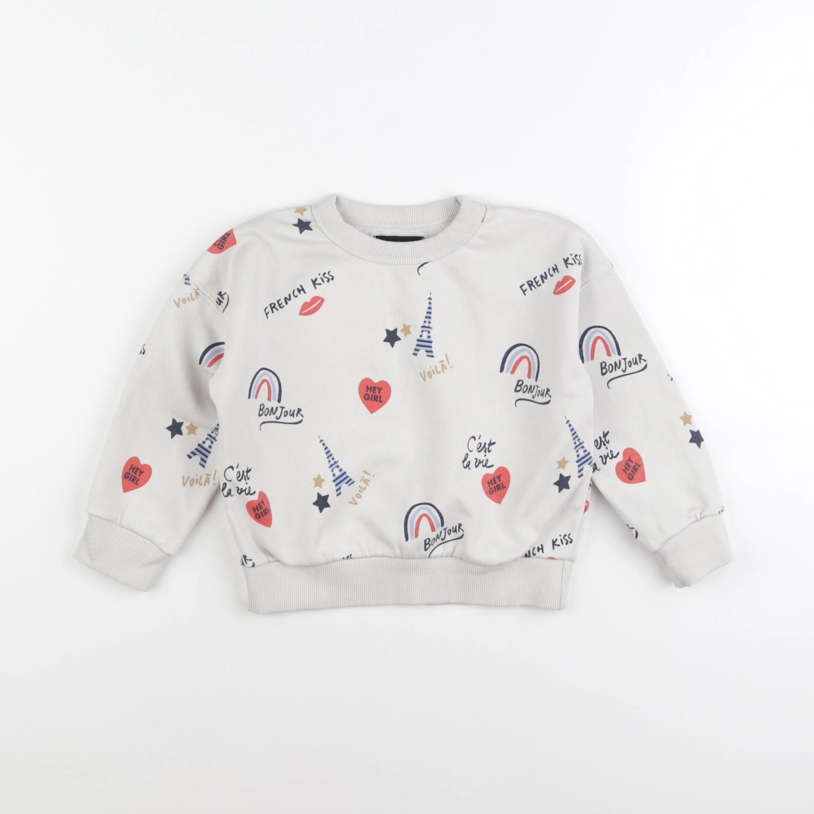 Monoprix - sweat multicolore - 4 ans