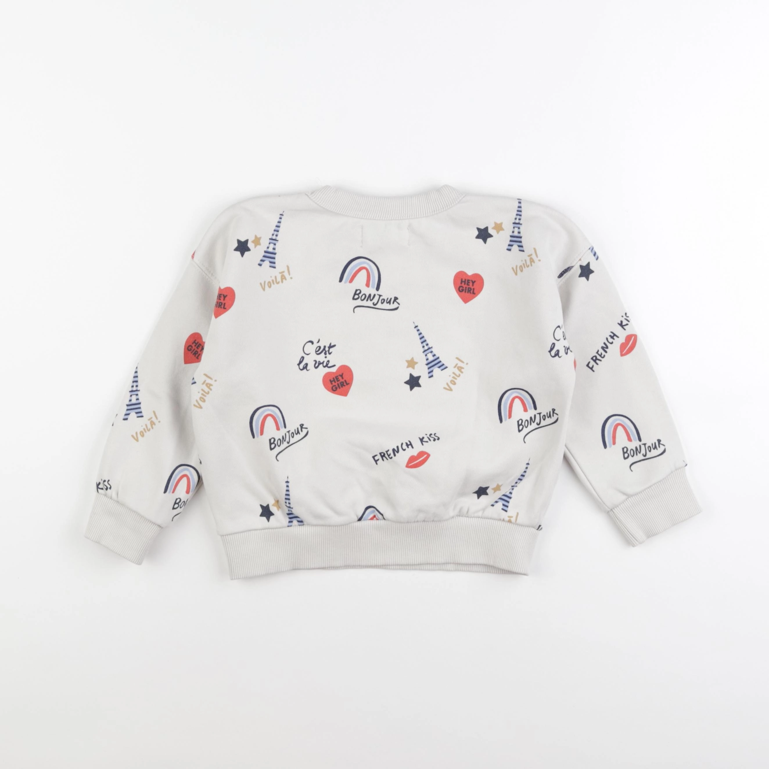 Monoprix - sweat multicolore - 4 ans