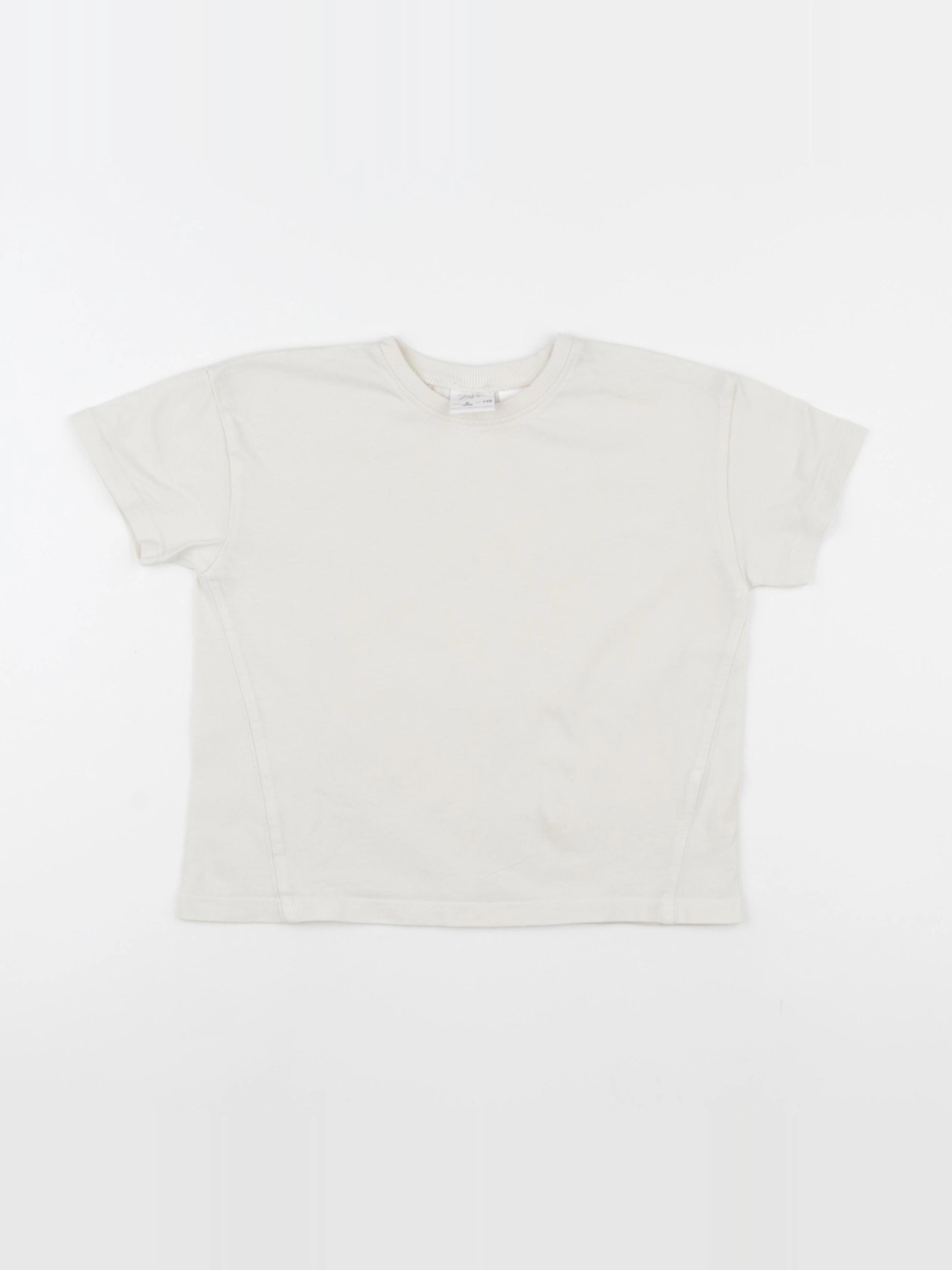 Zara - tee-shirt blanc - 5 ans