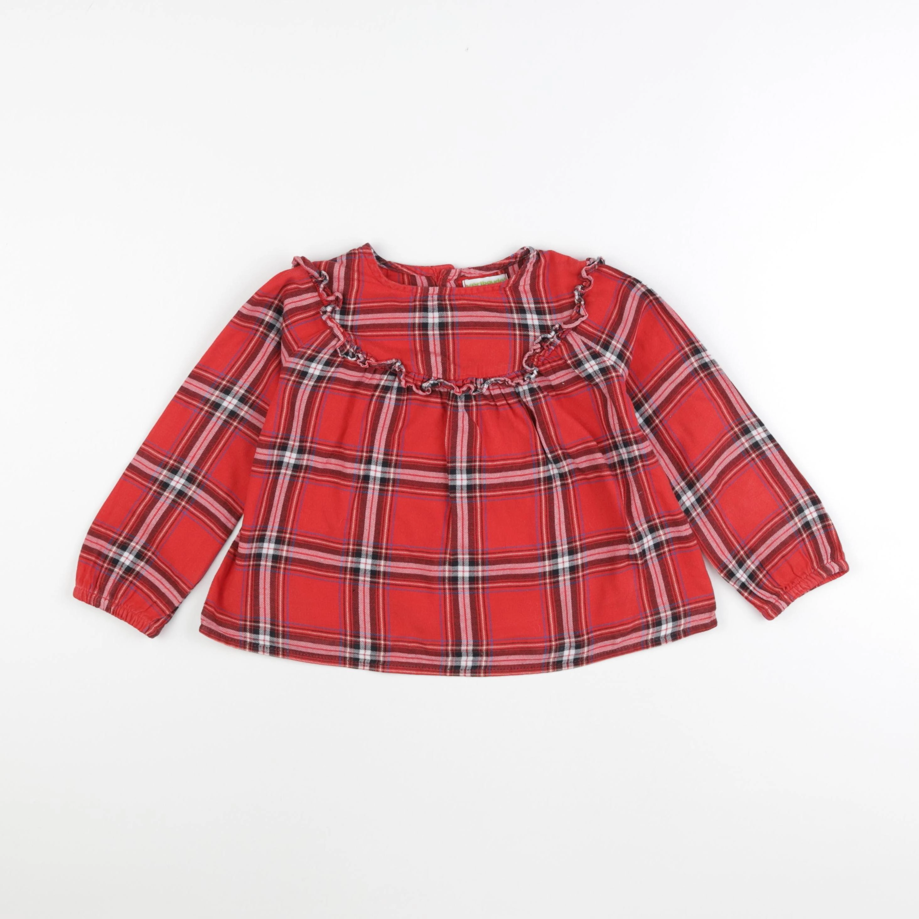 Vertbaudet - blouse rouge - 5 ans