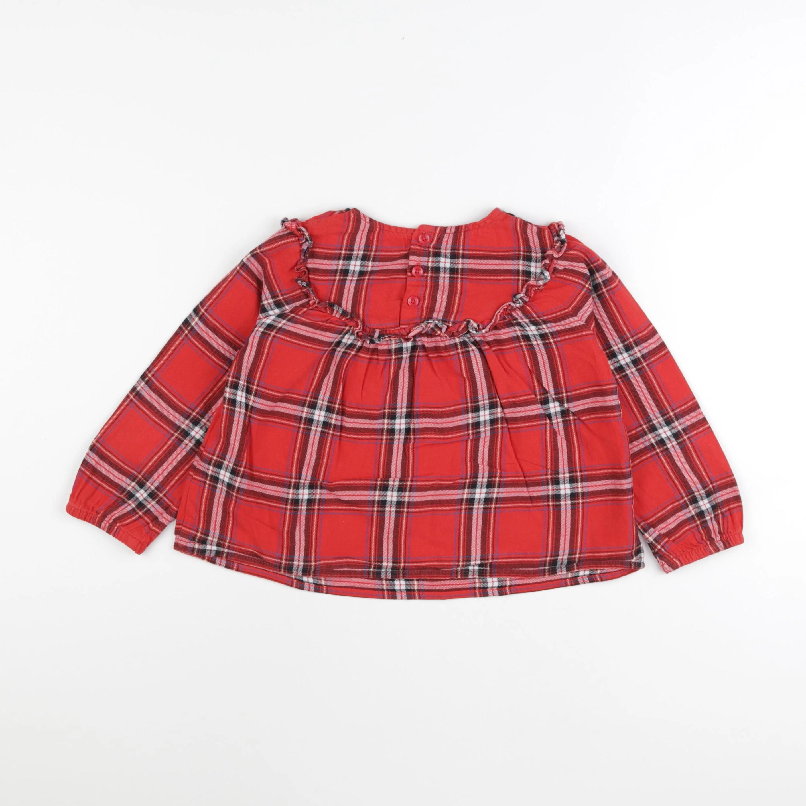 Vertbaudet - blouse rouge - 5 ans