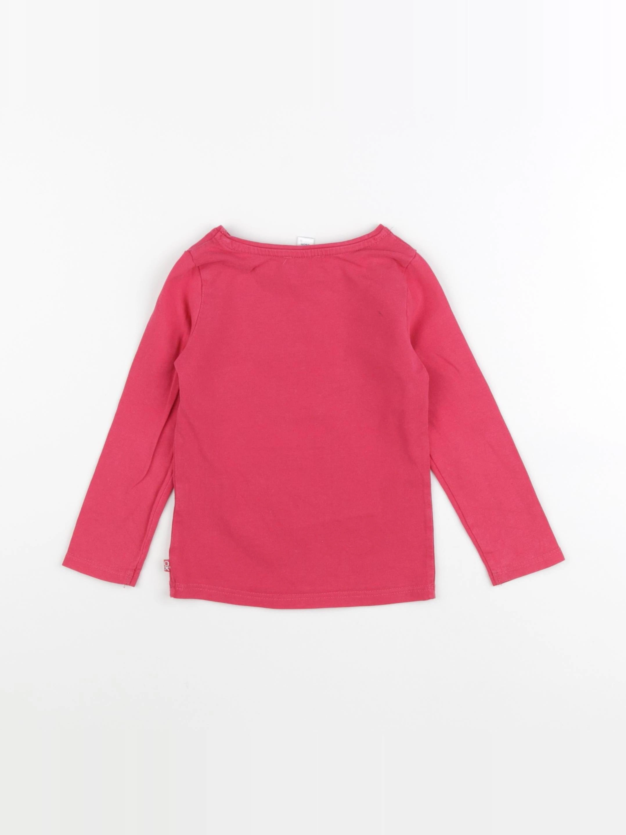 Okaidi - tee-shirt rose - 2 ans
