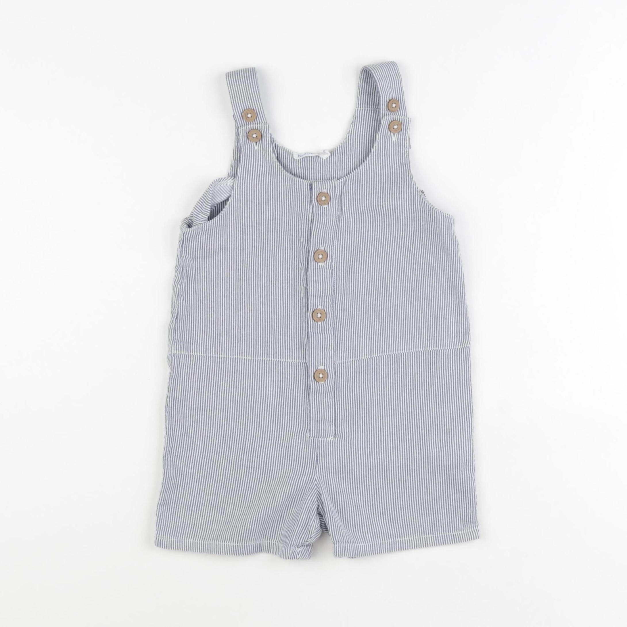 Boutchou - salopette blanc, bleu - 24 mois