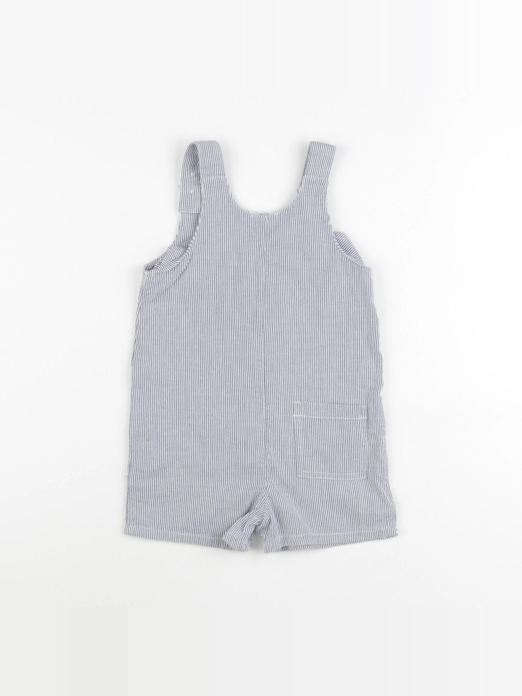 Boutchou - salopette blanc, bleu - 24 mois