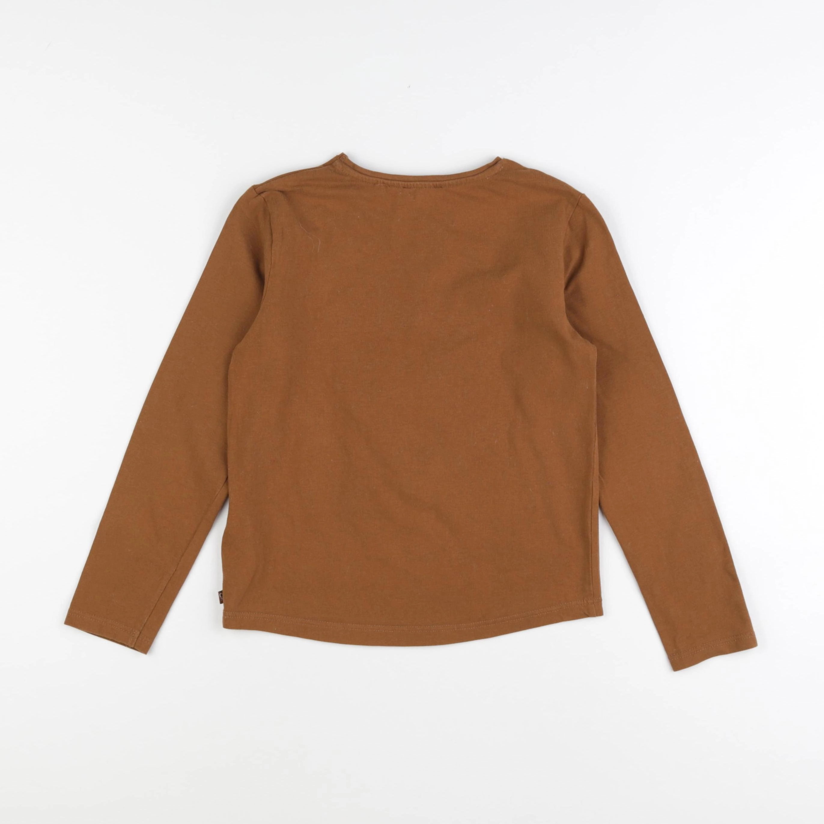 Okaidi - tee-shirt marron - 8 ans