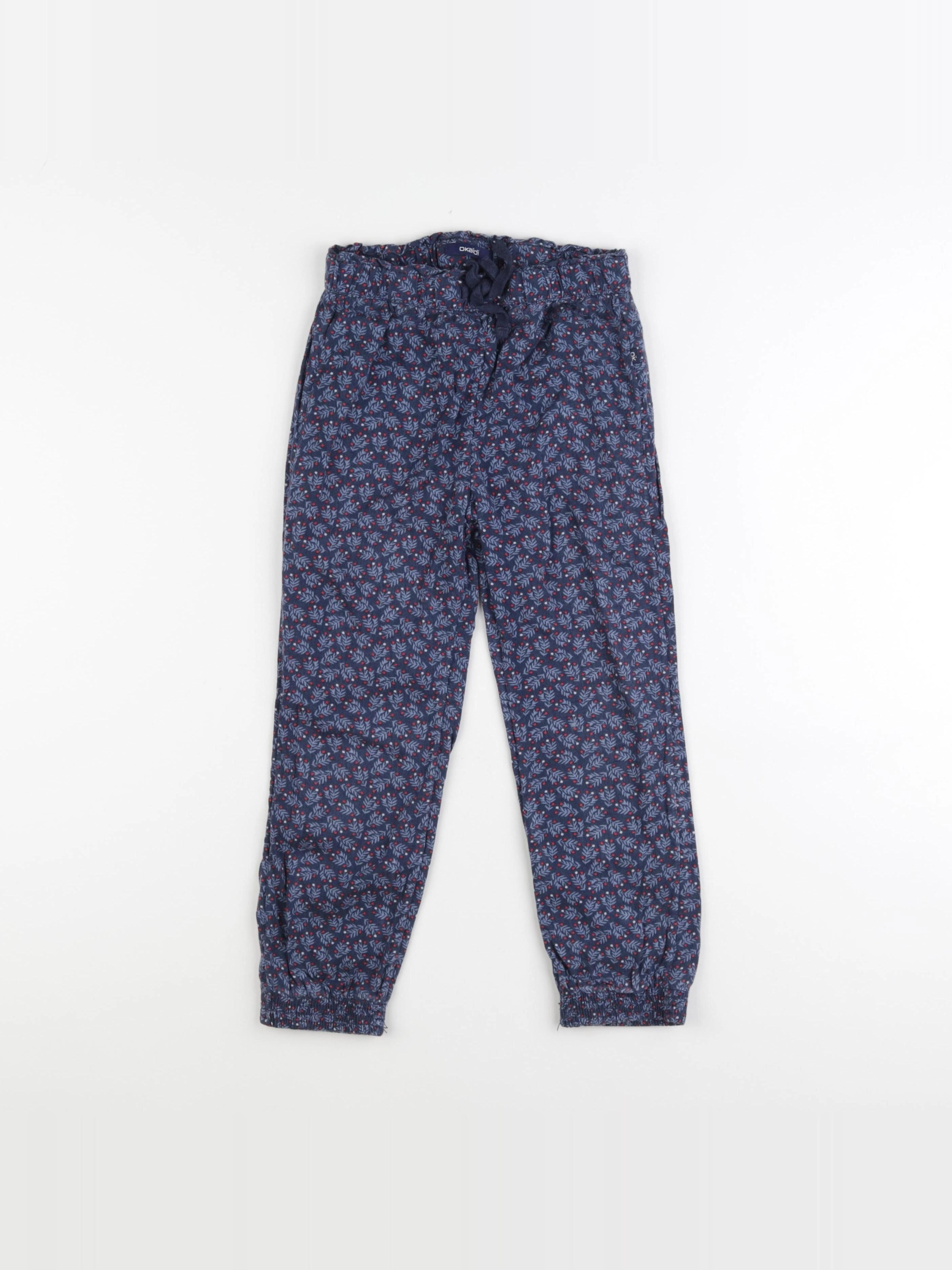 Okaidi - sarouel bleu - 7 ans