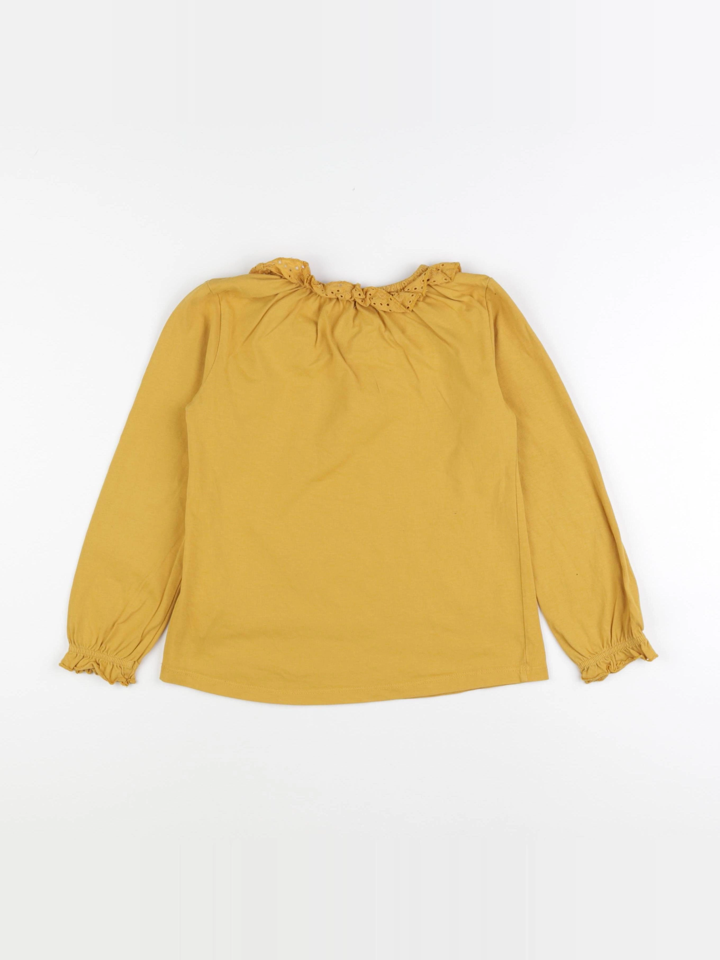 Okaidi - tee-shirt jaune - 8 ans