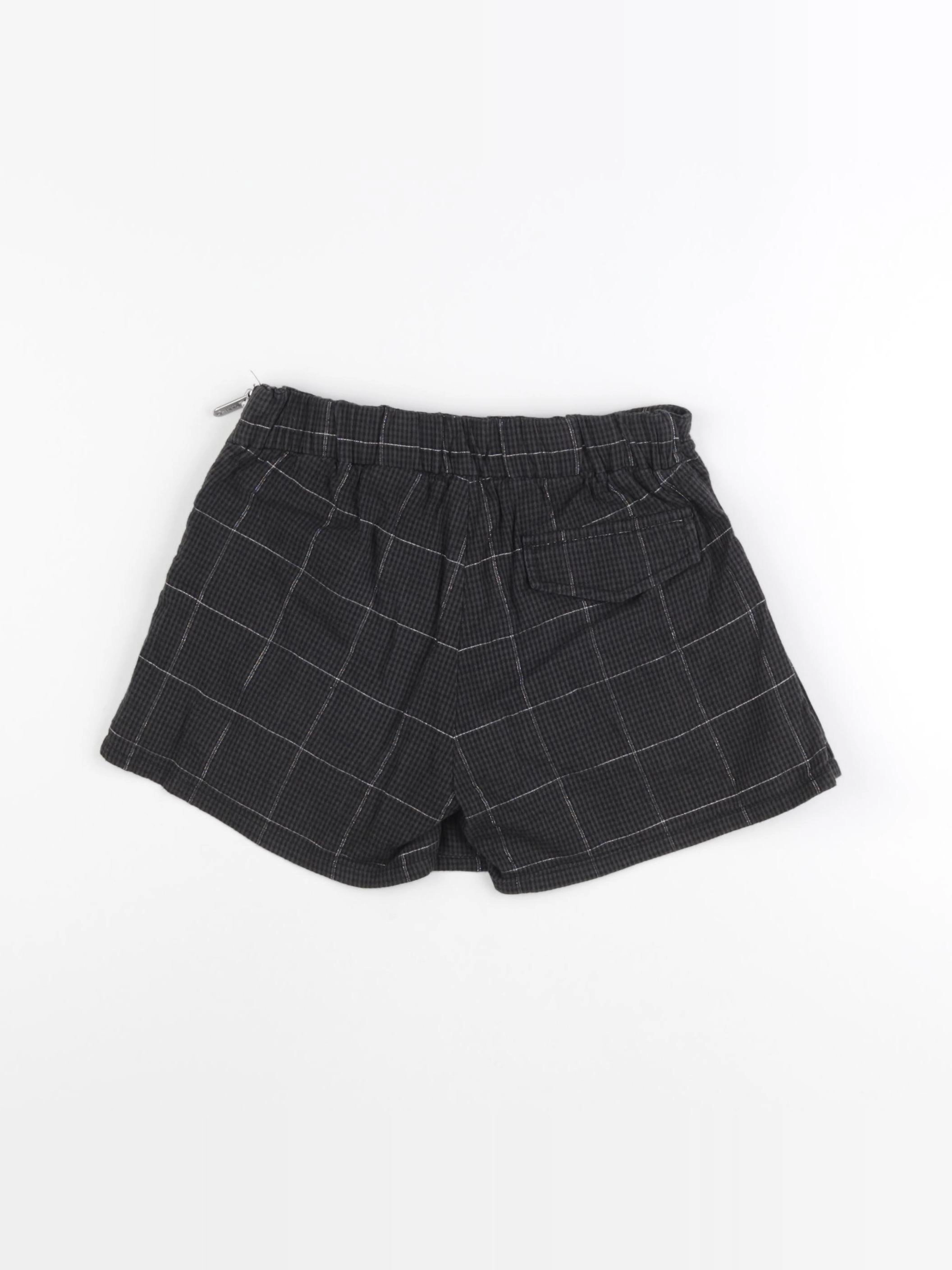 IKKS - jupe short gris, noir - 8 ans