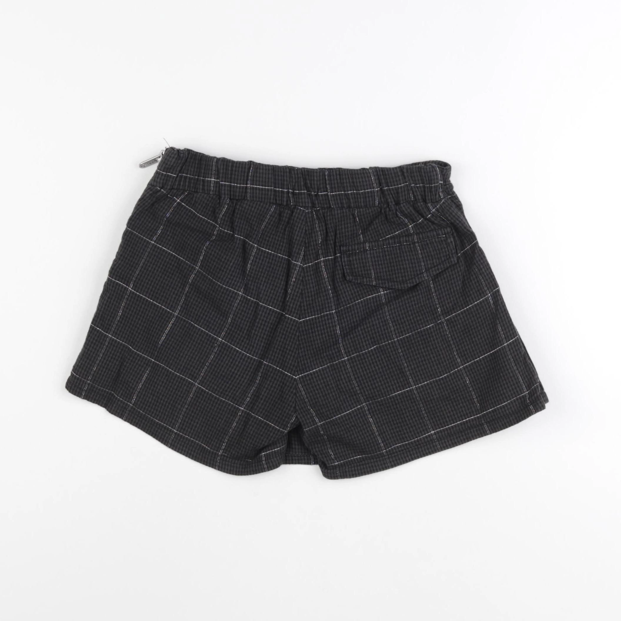 IKKS - jupe short gris, noir - 8 ans