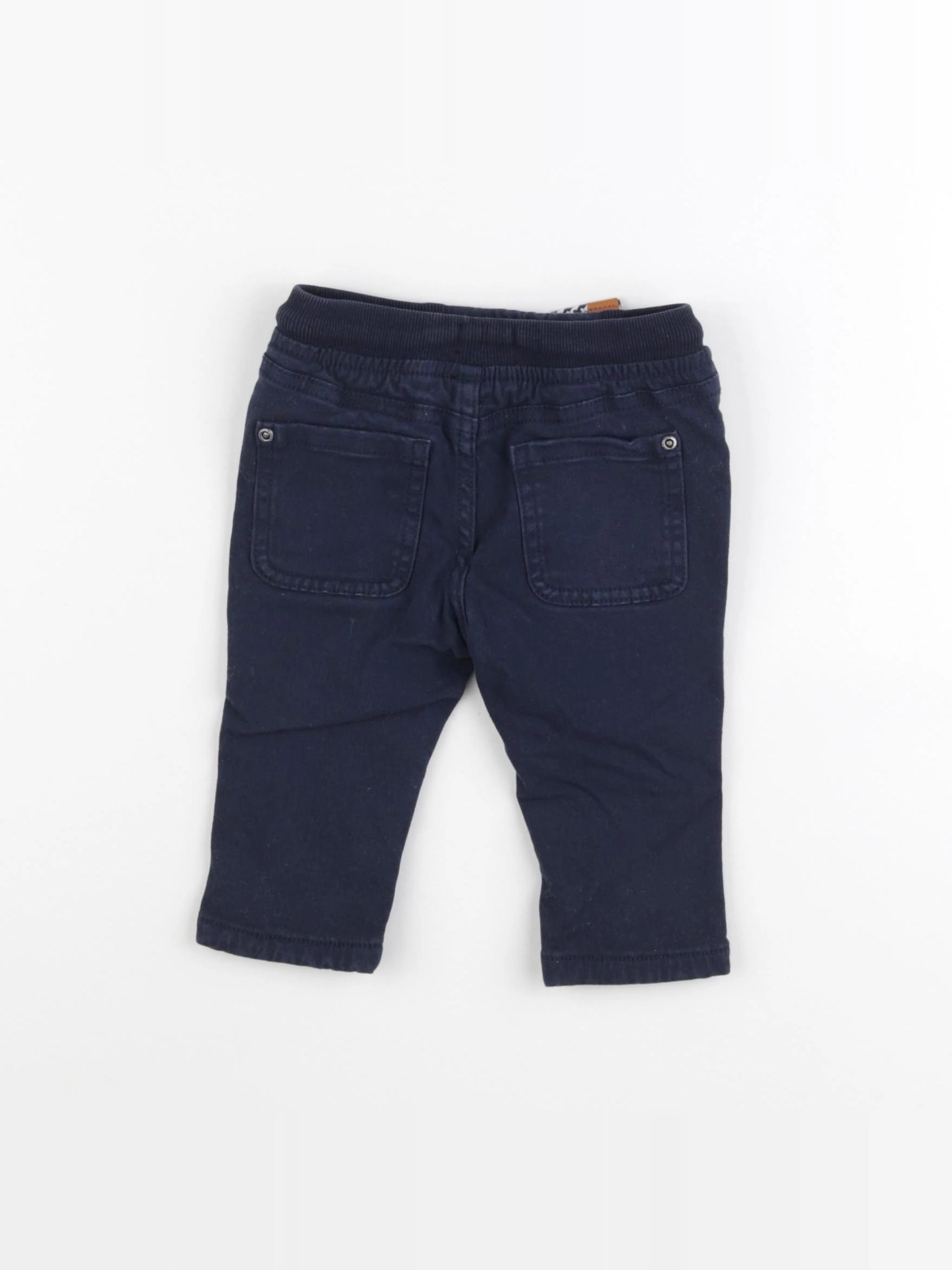 Vertbaudet - pantalon bleu - 6 mois