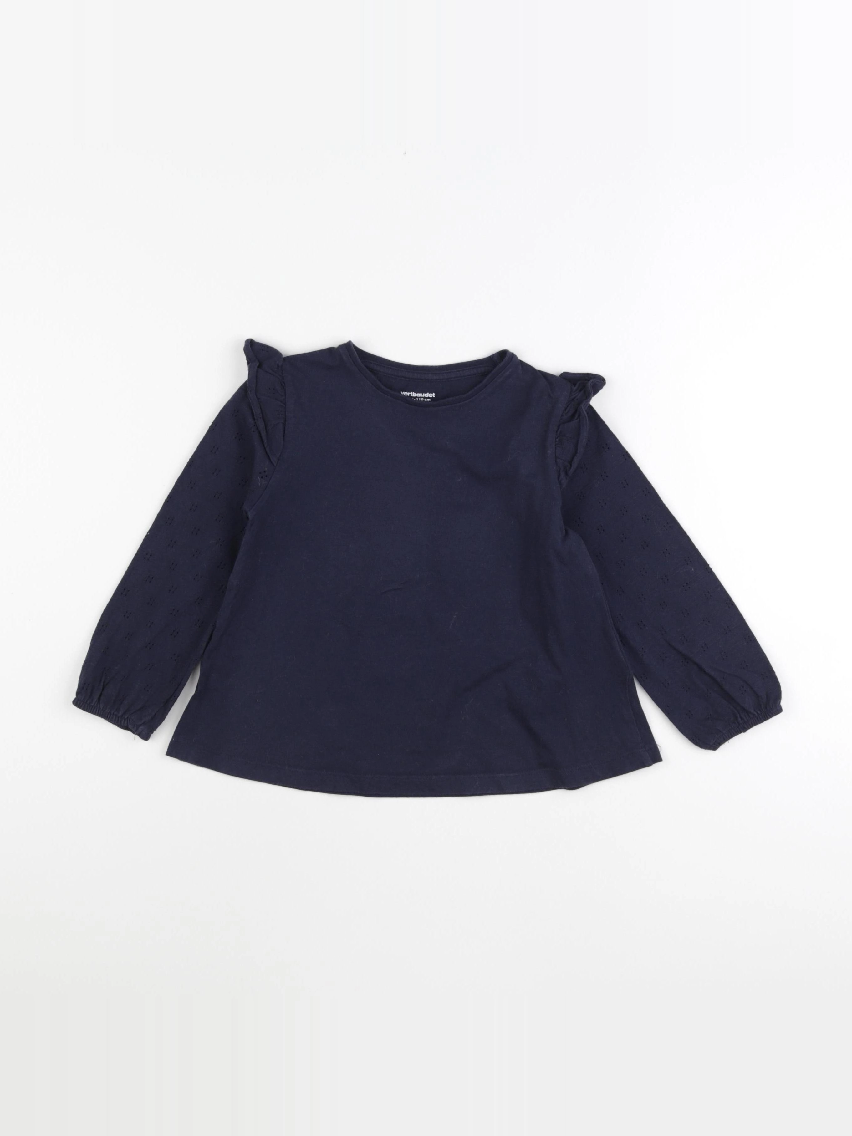 Vertbaudet - tee-shirt bleu - 5 ans