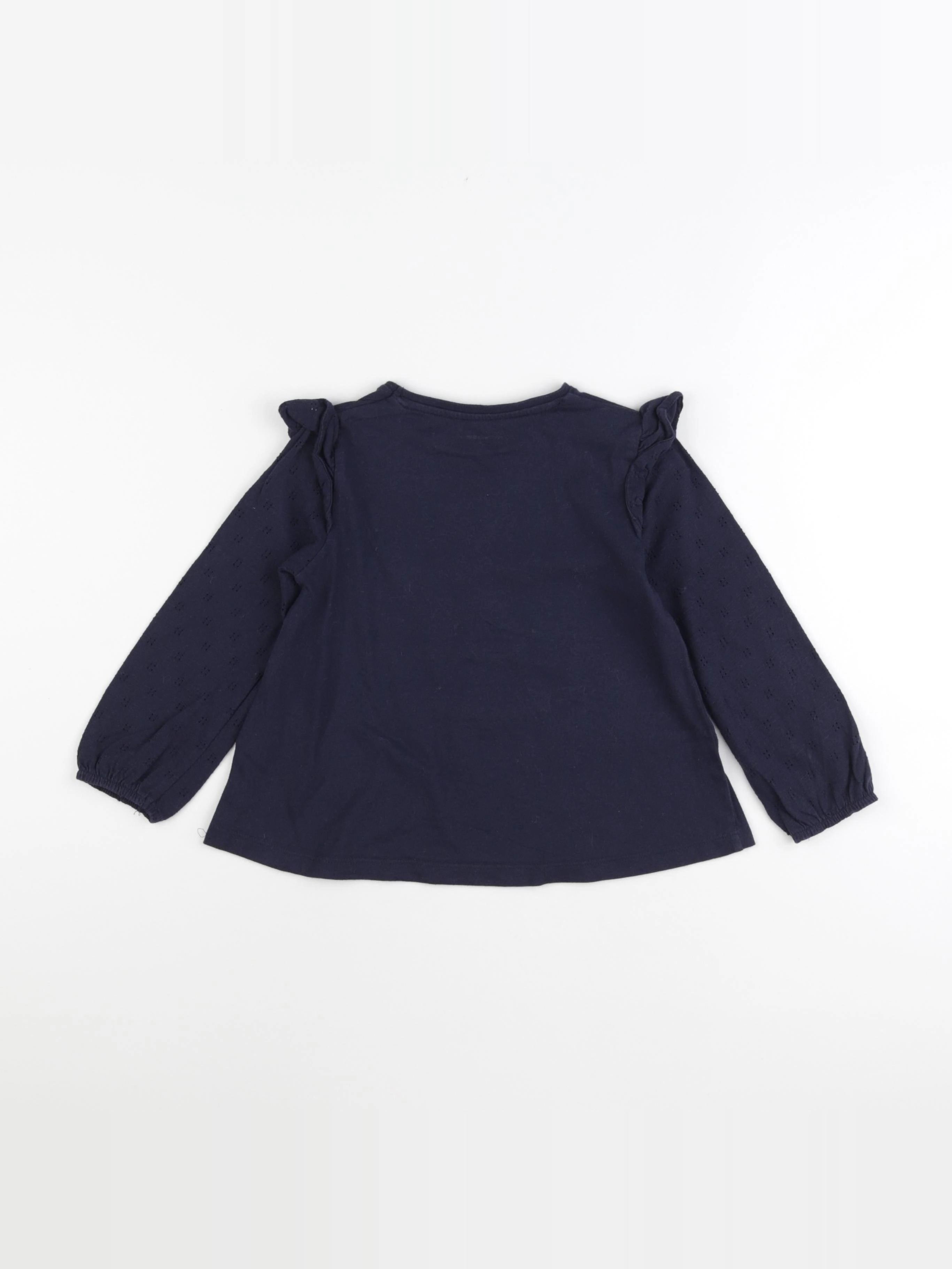 Vertbaudet - tee-shirt bleu - 5 ans