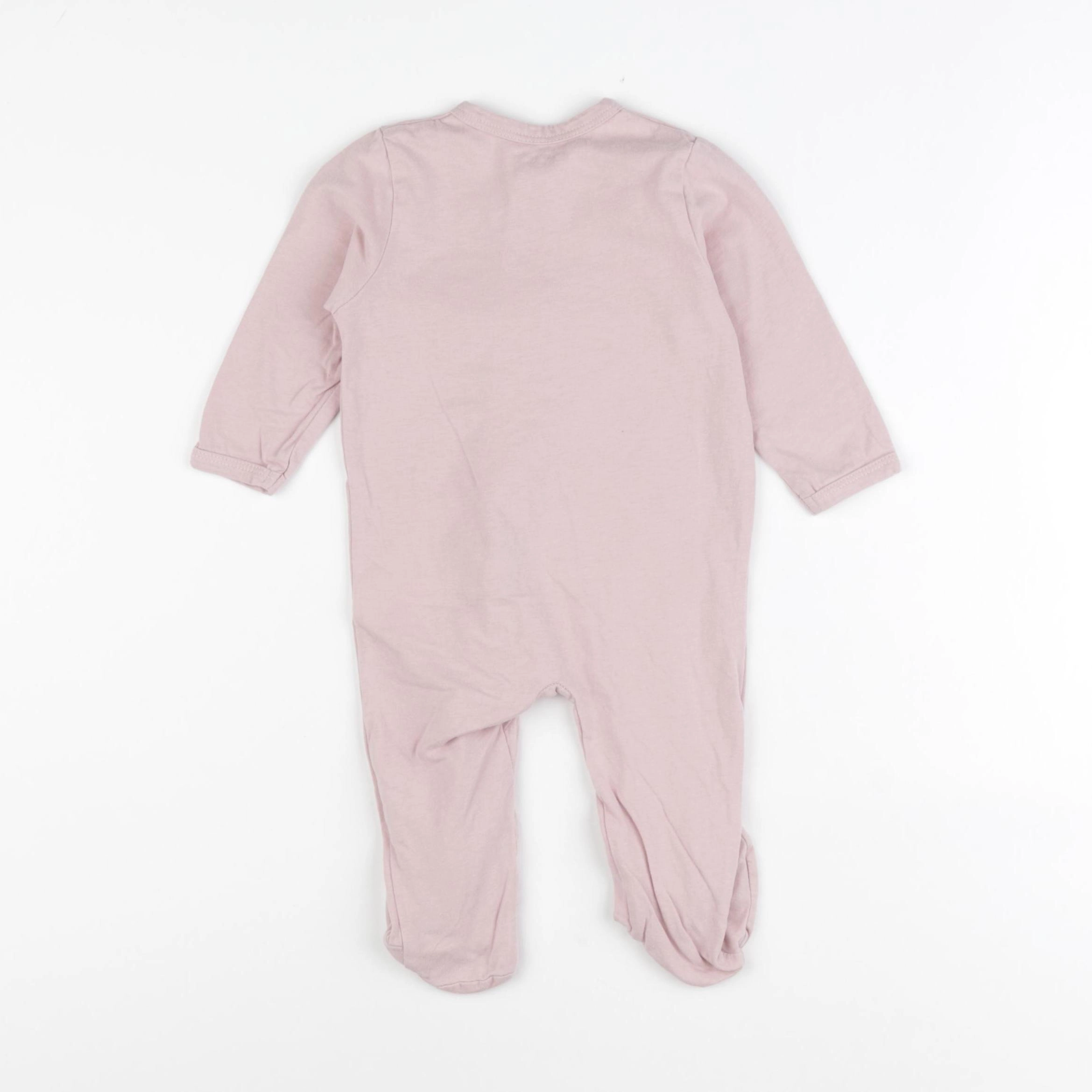 Vertbaudet - pyjama coton rose - 6 mois