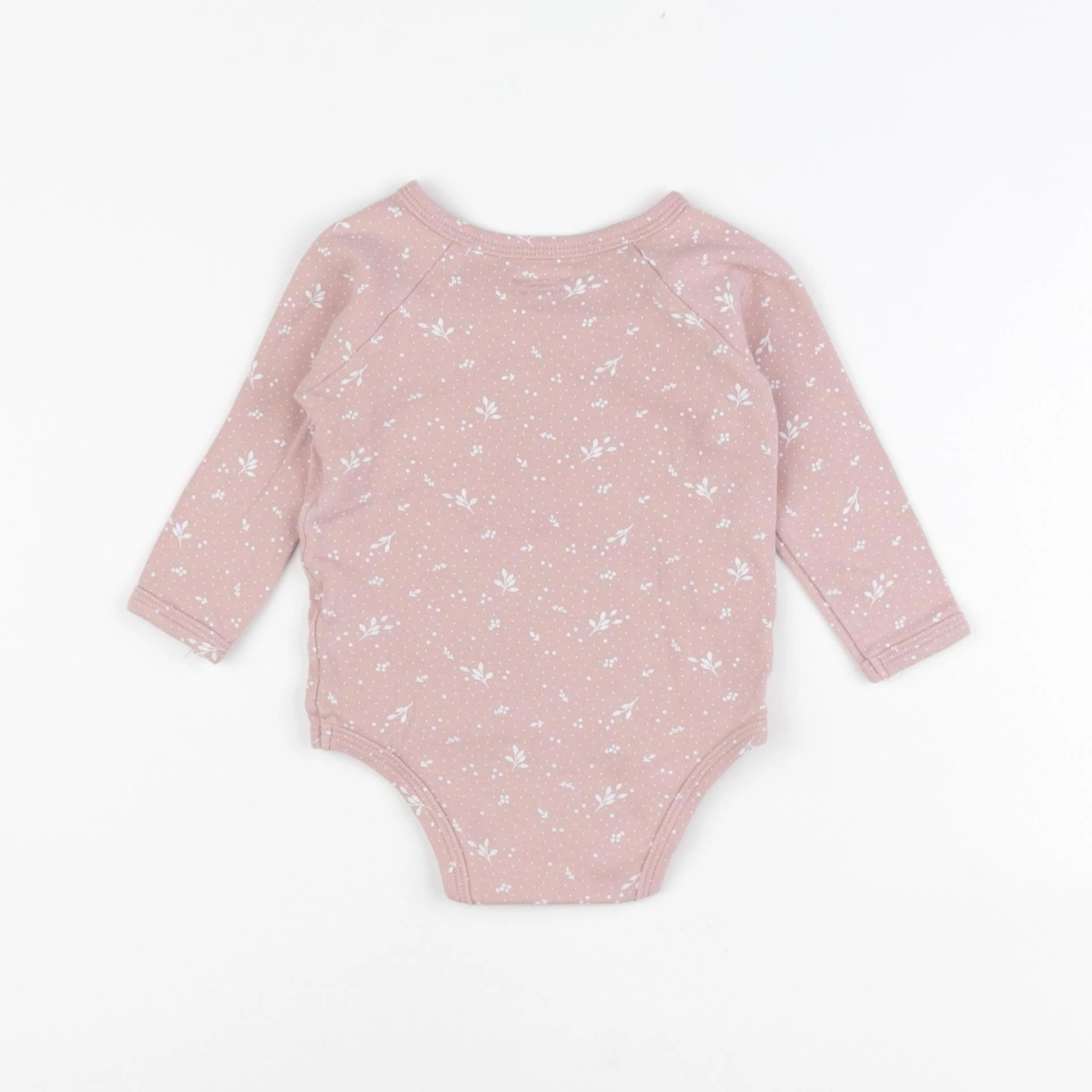 Vertbaudet - body rose - 12 mois