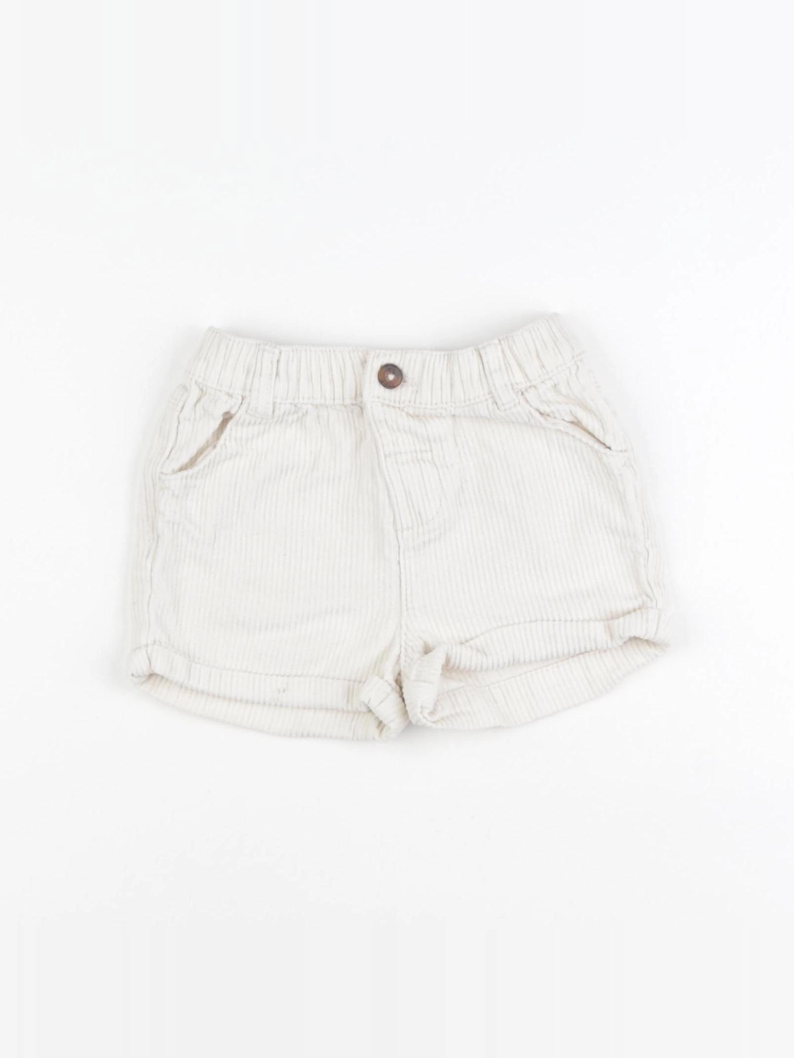 Vertbaudet - short beige - 12 mois