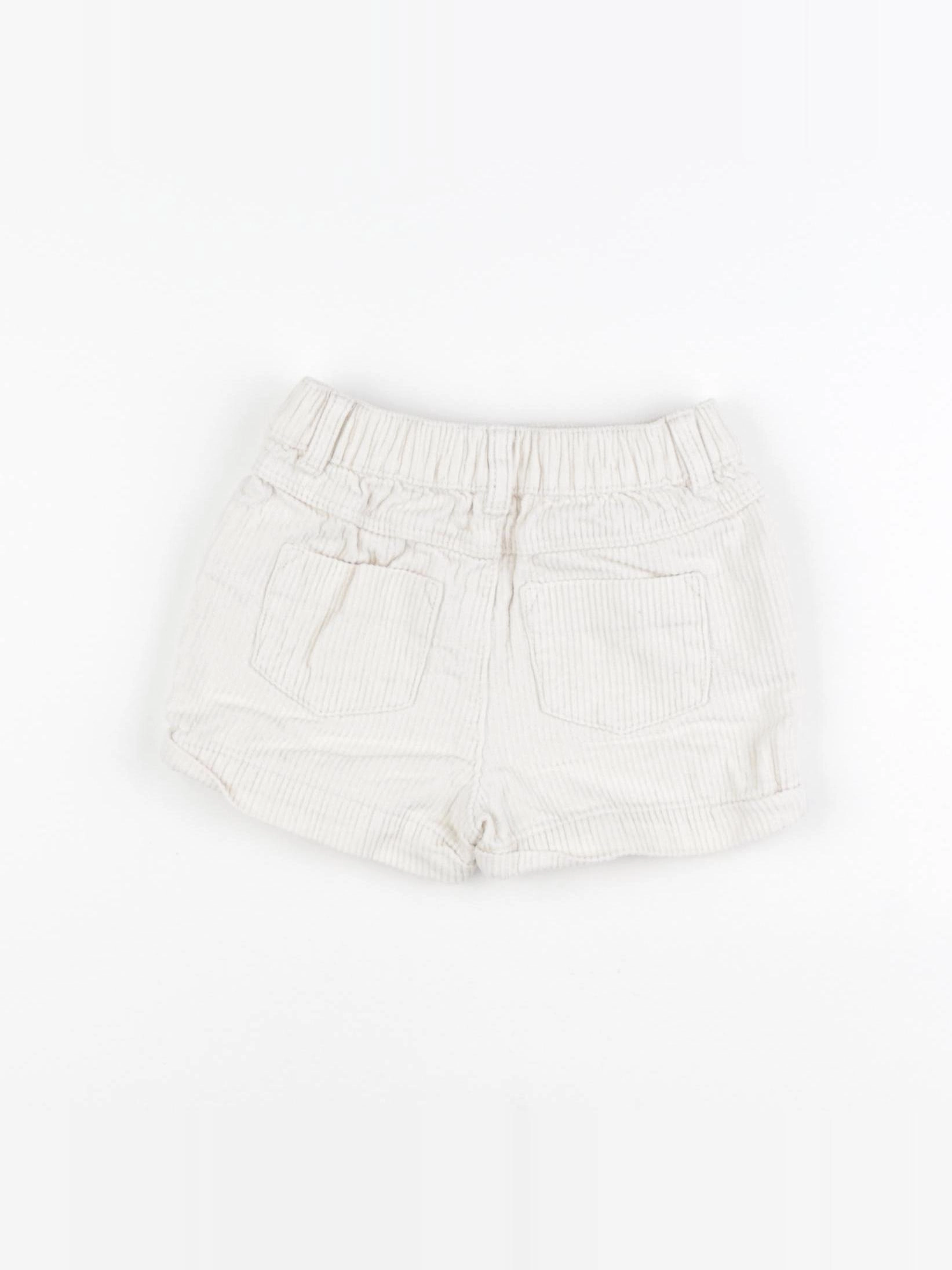 Vertbaudet - short beige - 12 mois