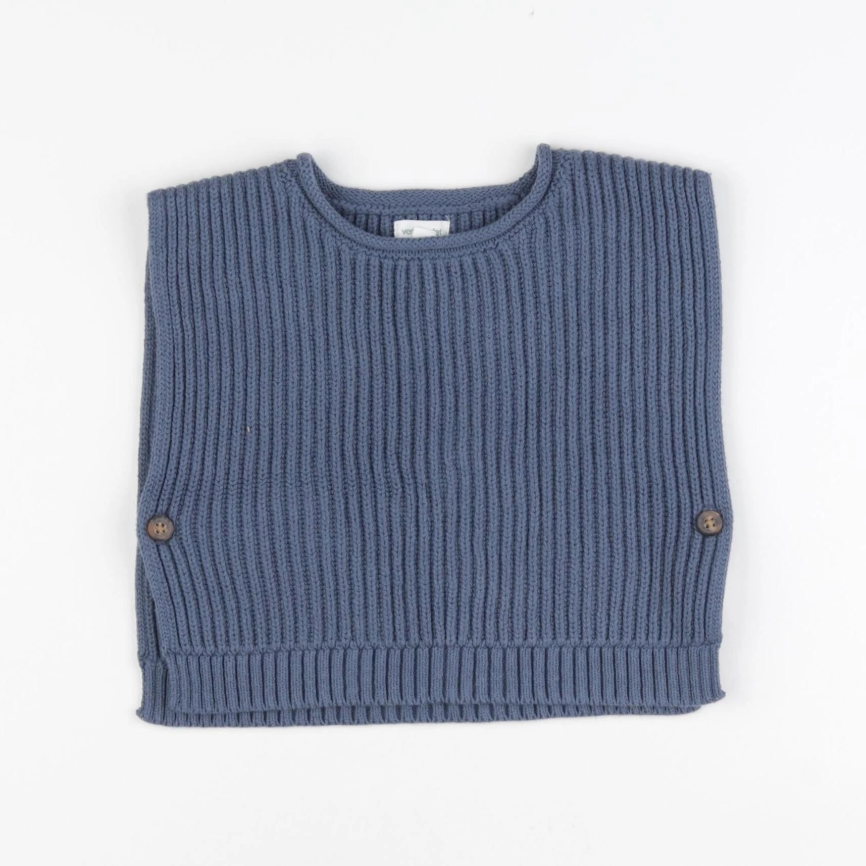 Vertbaudet - pull bleu - 12 mois