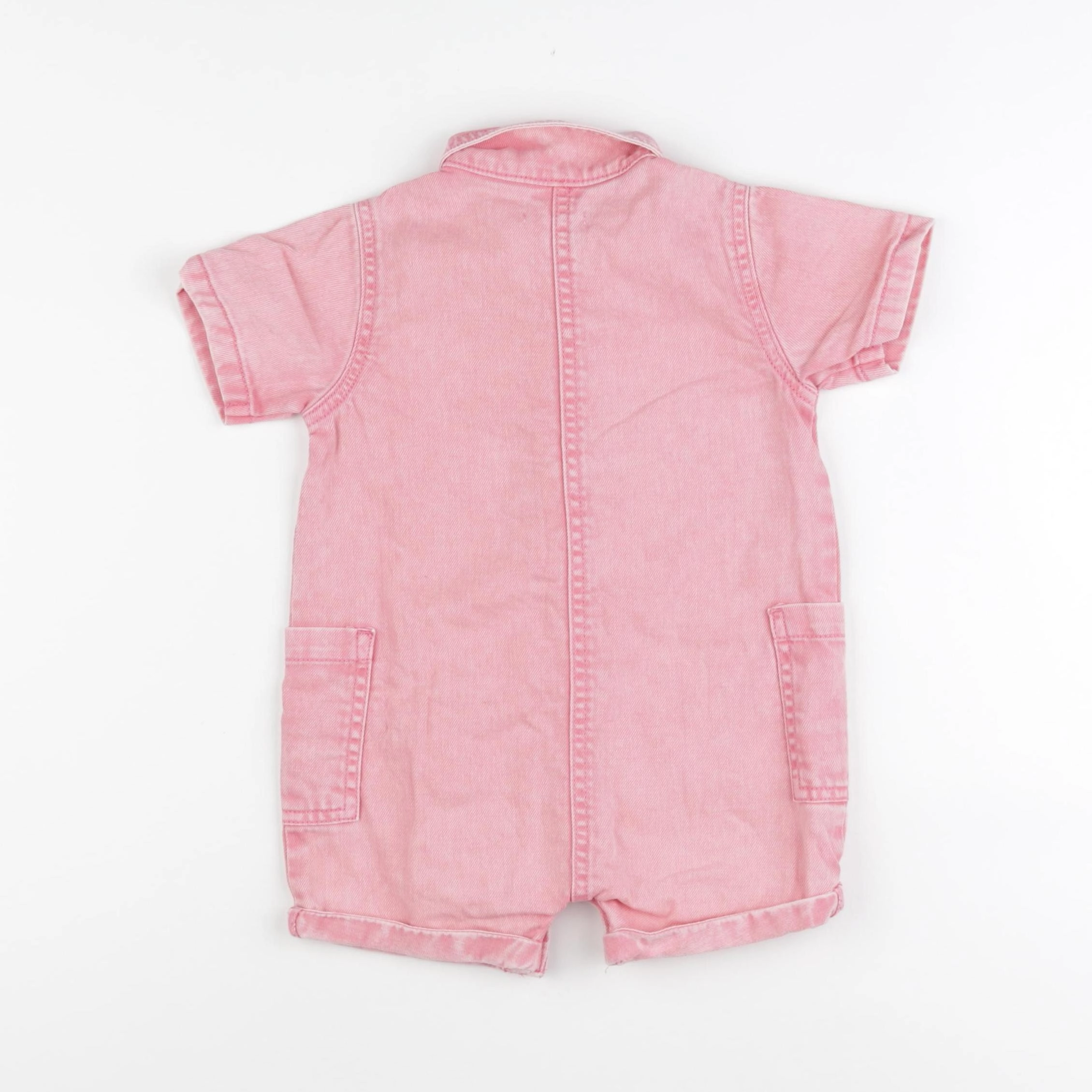 Vertbaudet - combinaison rose - 18 mois