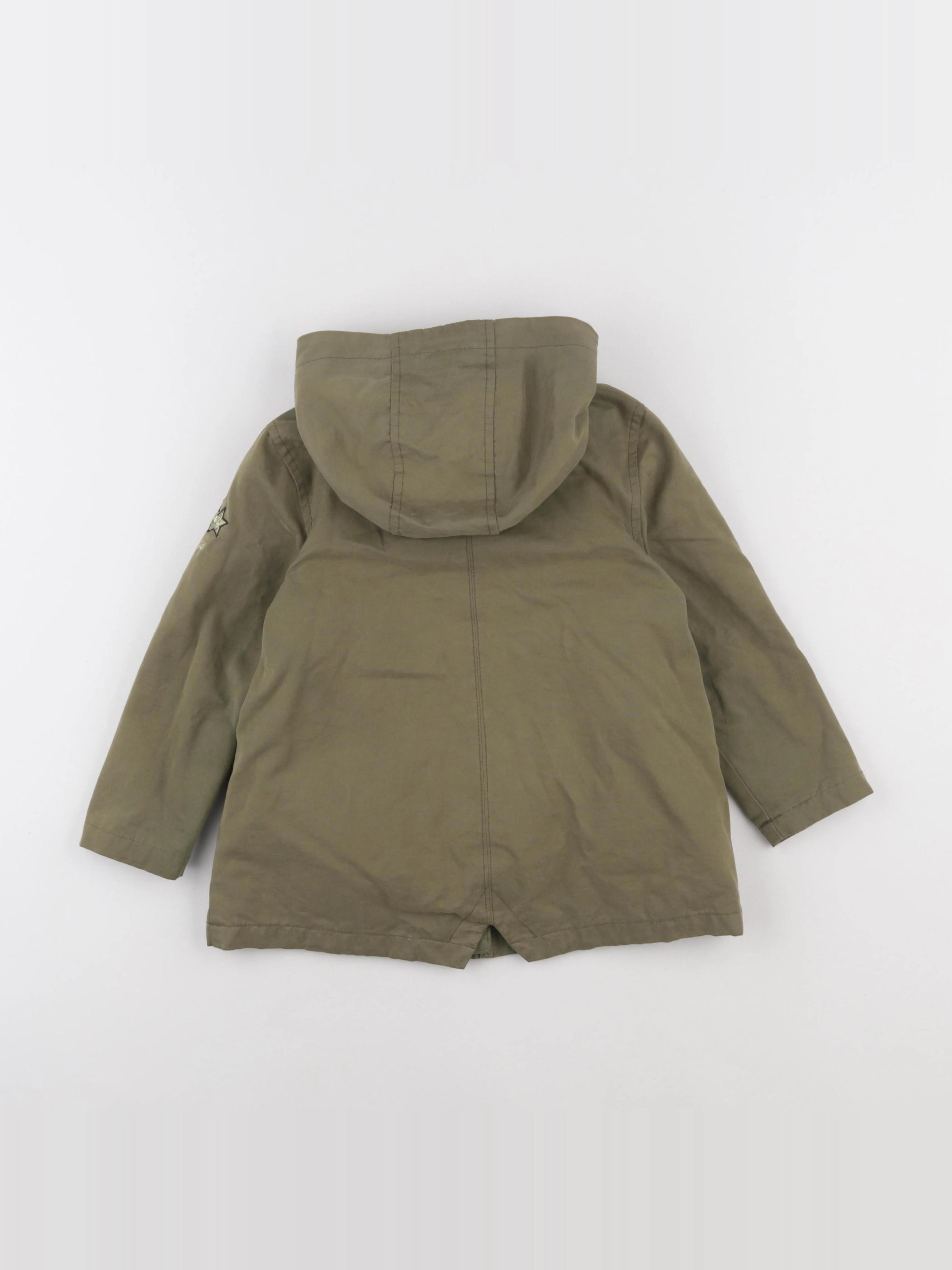 Vertbaudet - manteau vert - 4 ans
