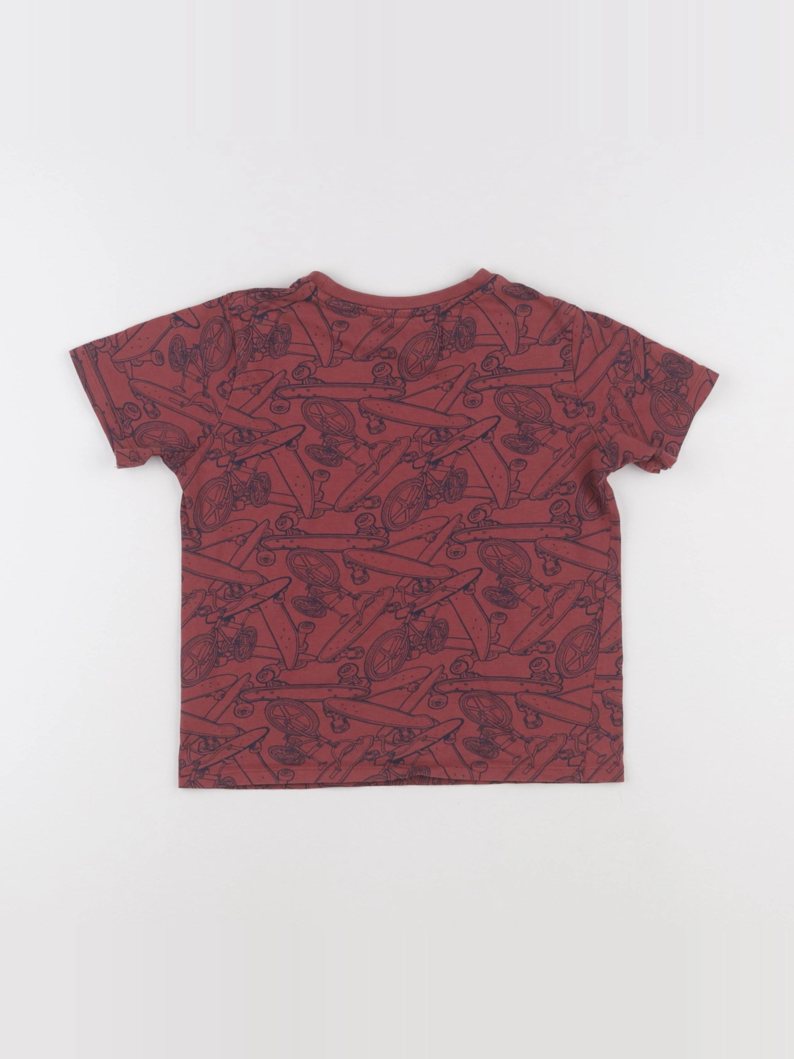 Vertbaudet - tee-shirt rouge - 8 ans